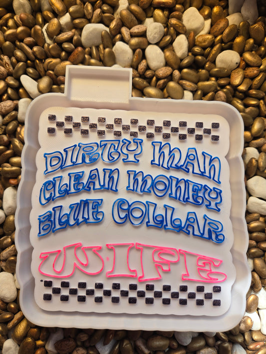 Dirty Man Freshie Mold