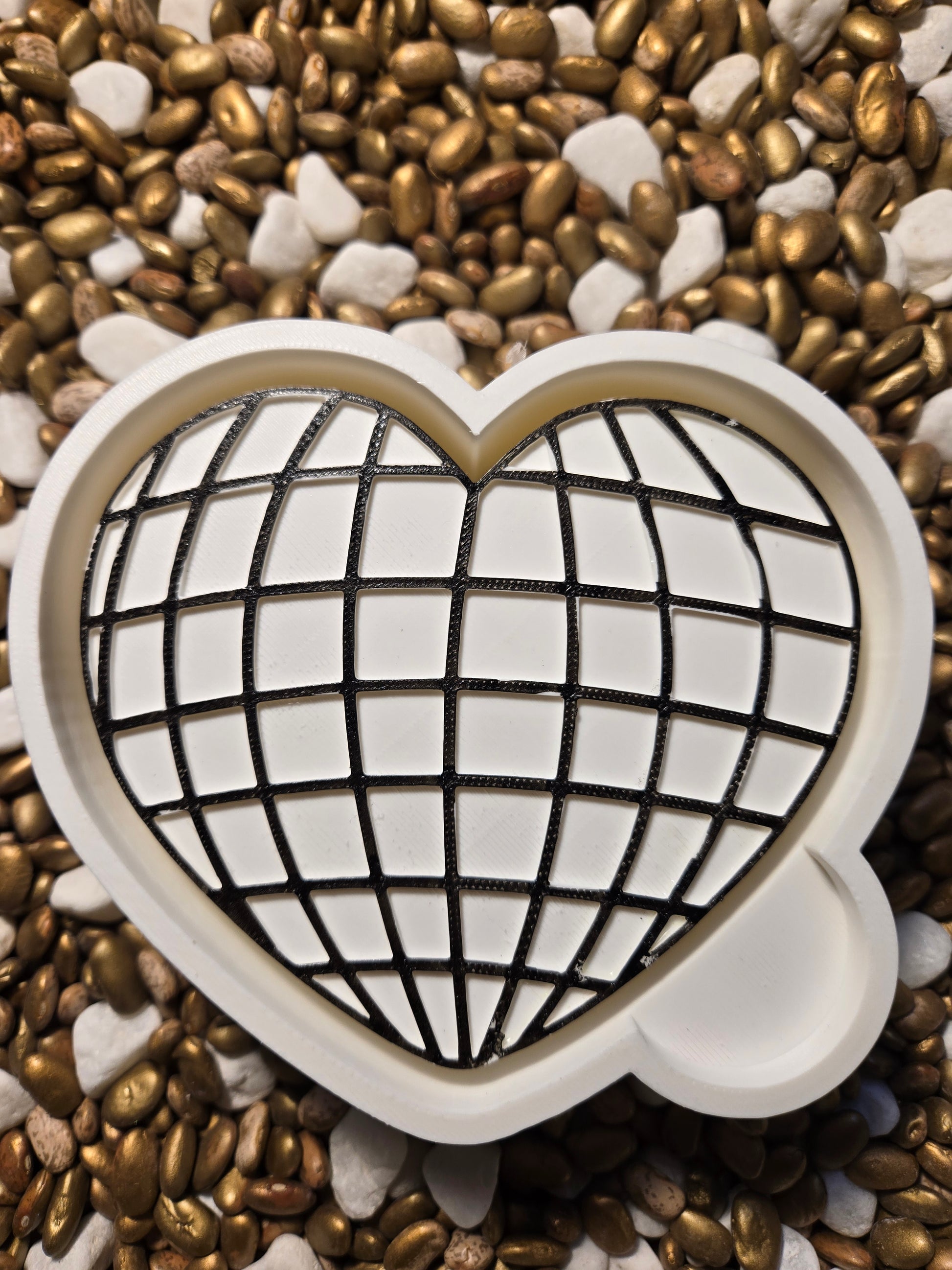 Disco Heart Freshie Mold