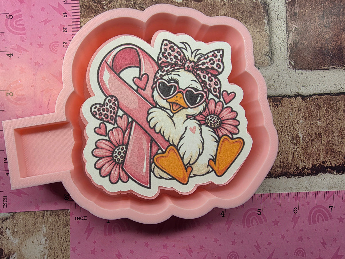Duck Cancer Cardstock Freshie Mold