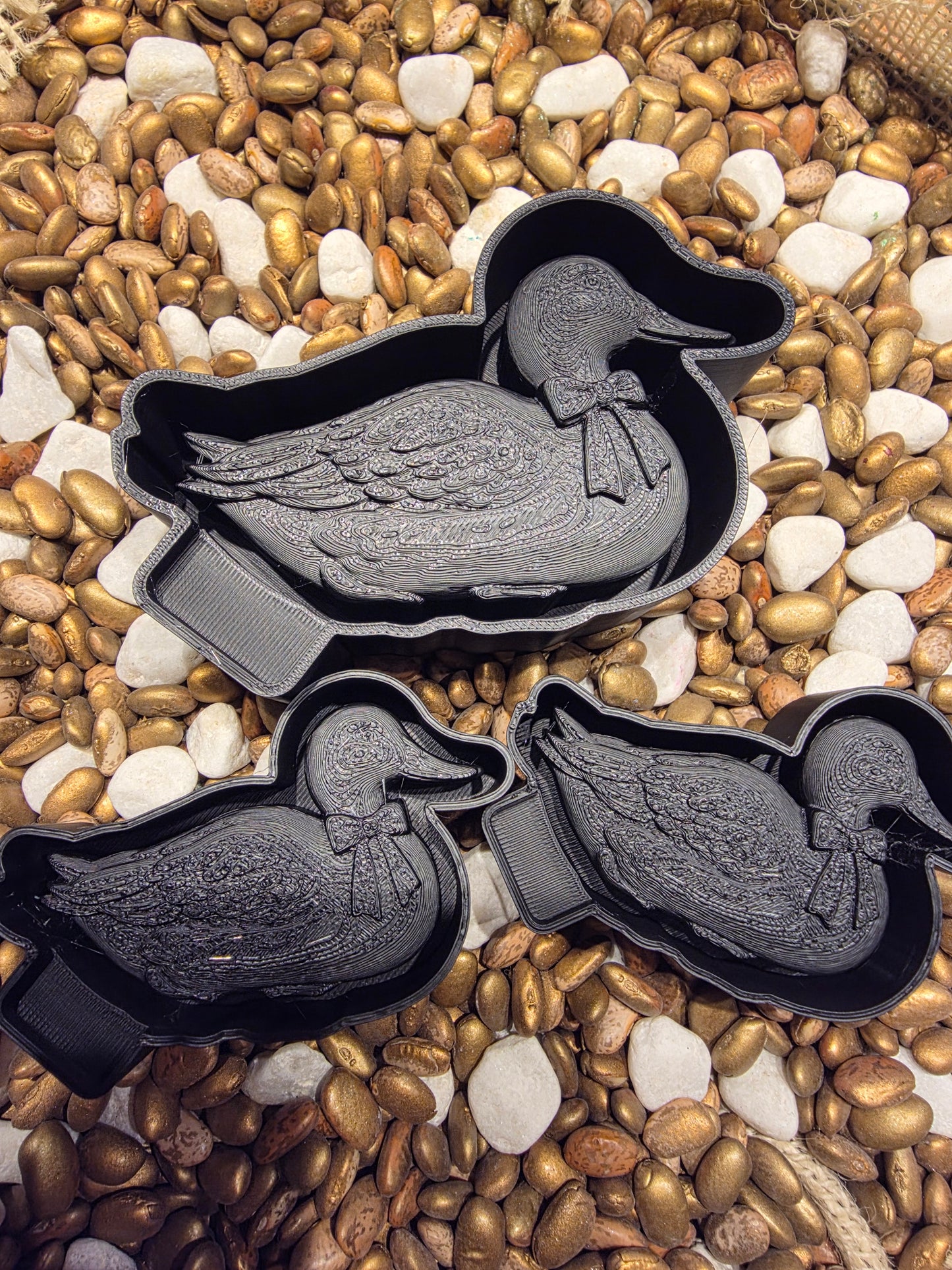Duck with Bow Freshie Mold/Vents