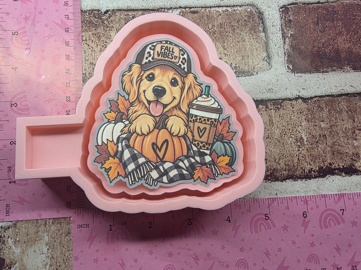 Fall Vibes Dog Freshie Mold