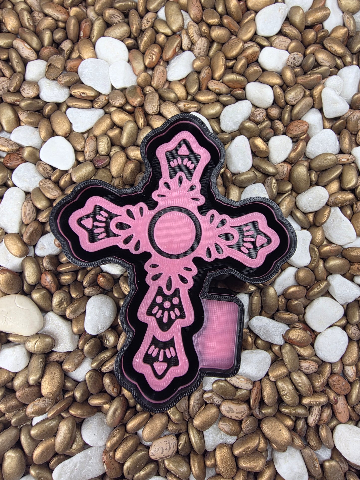 2283. Cross Freshie Mold | Silicone Mold for Freshies & Vent Clips