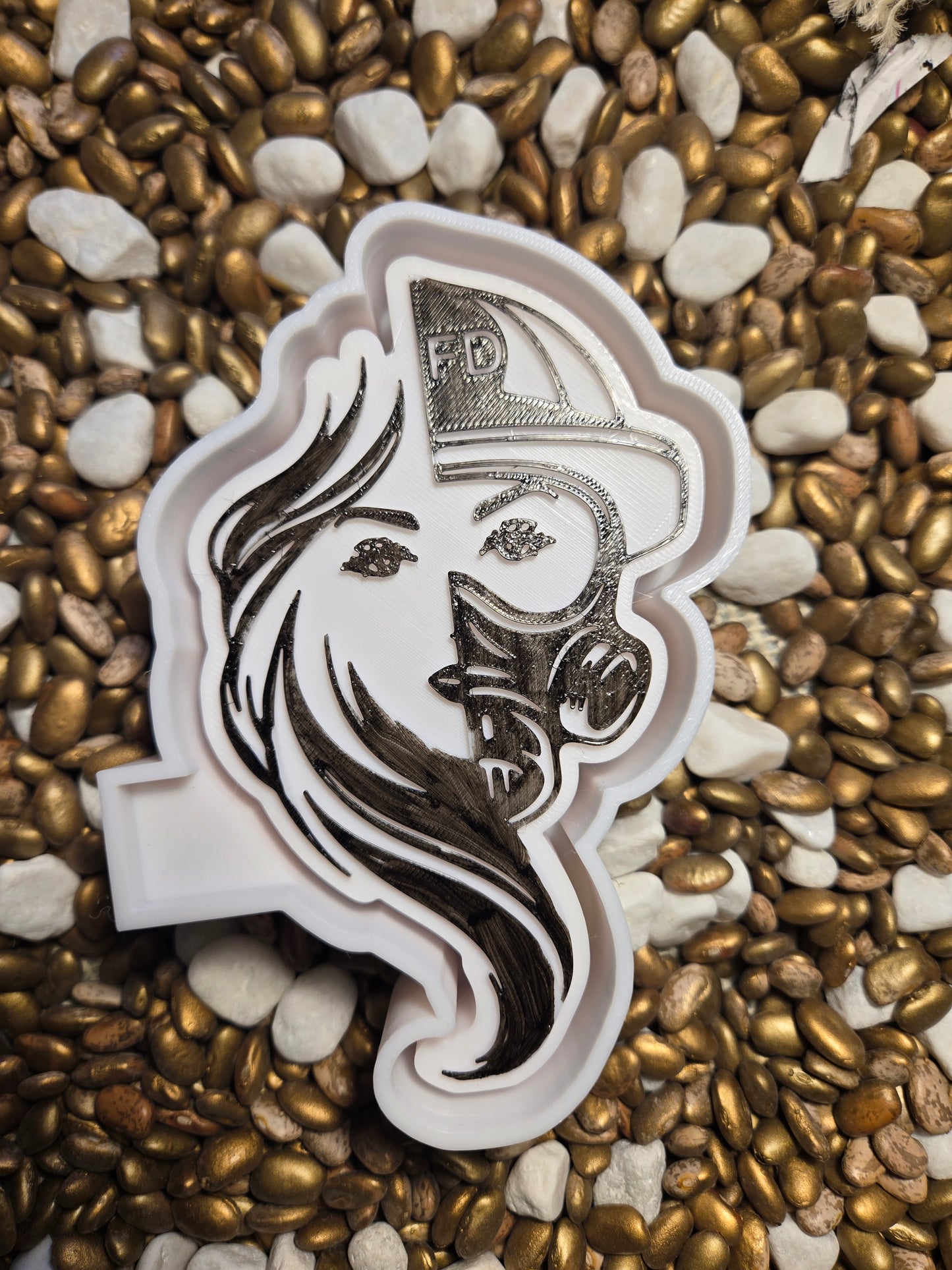 Female Fire Freshie Mold