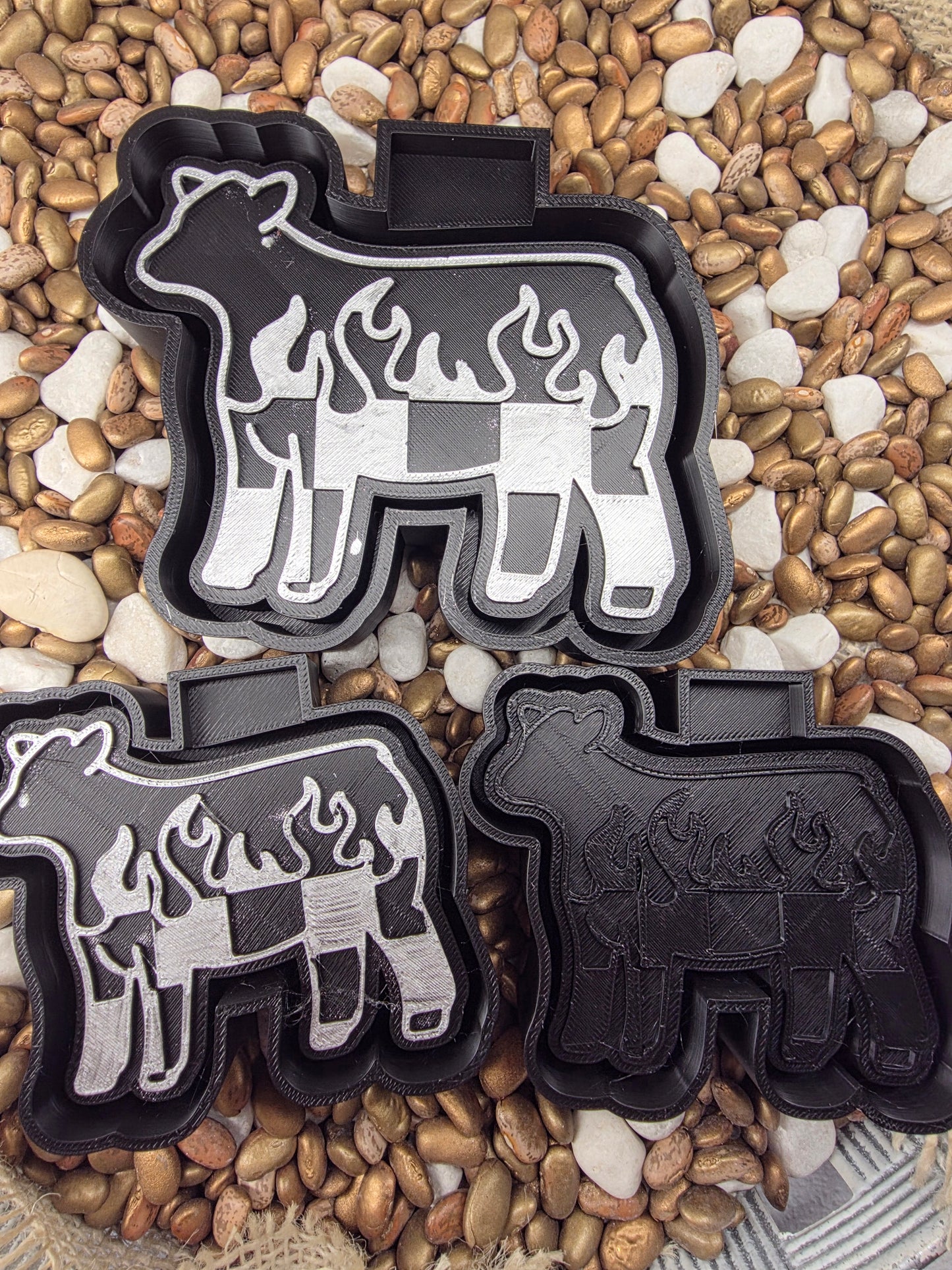 Flaming Cow Freshie Mold/Vent Clips