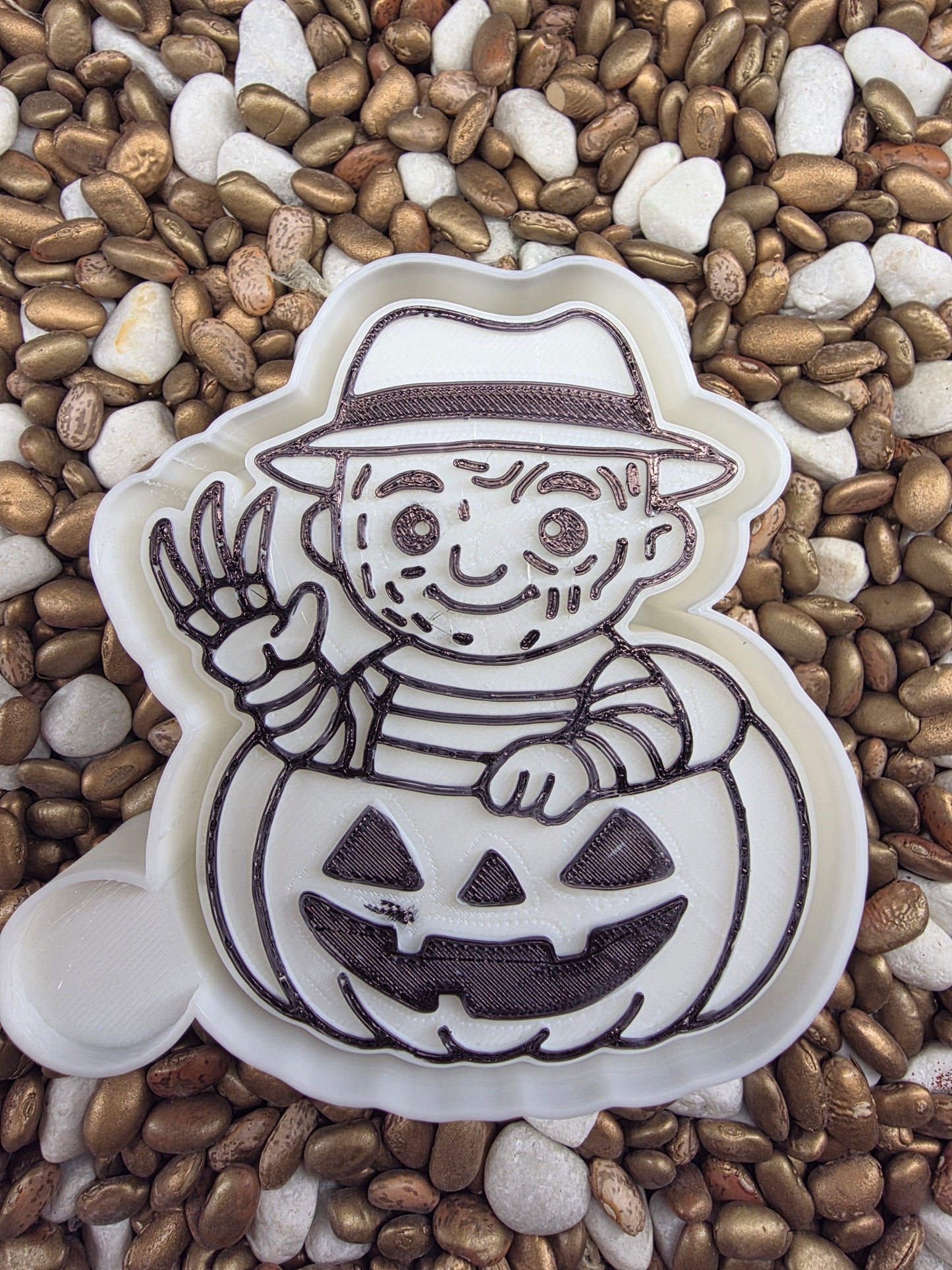 Freddy and Pumpkin Freshie Mold