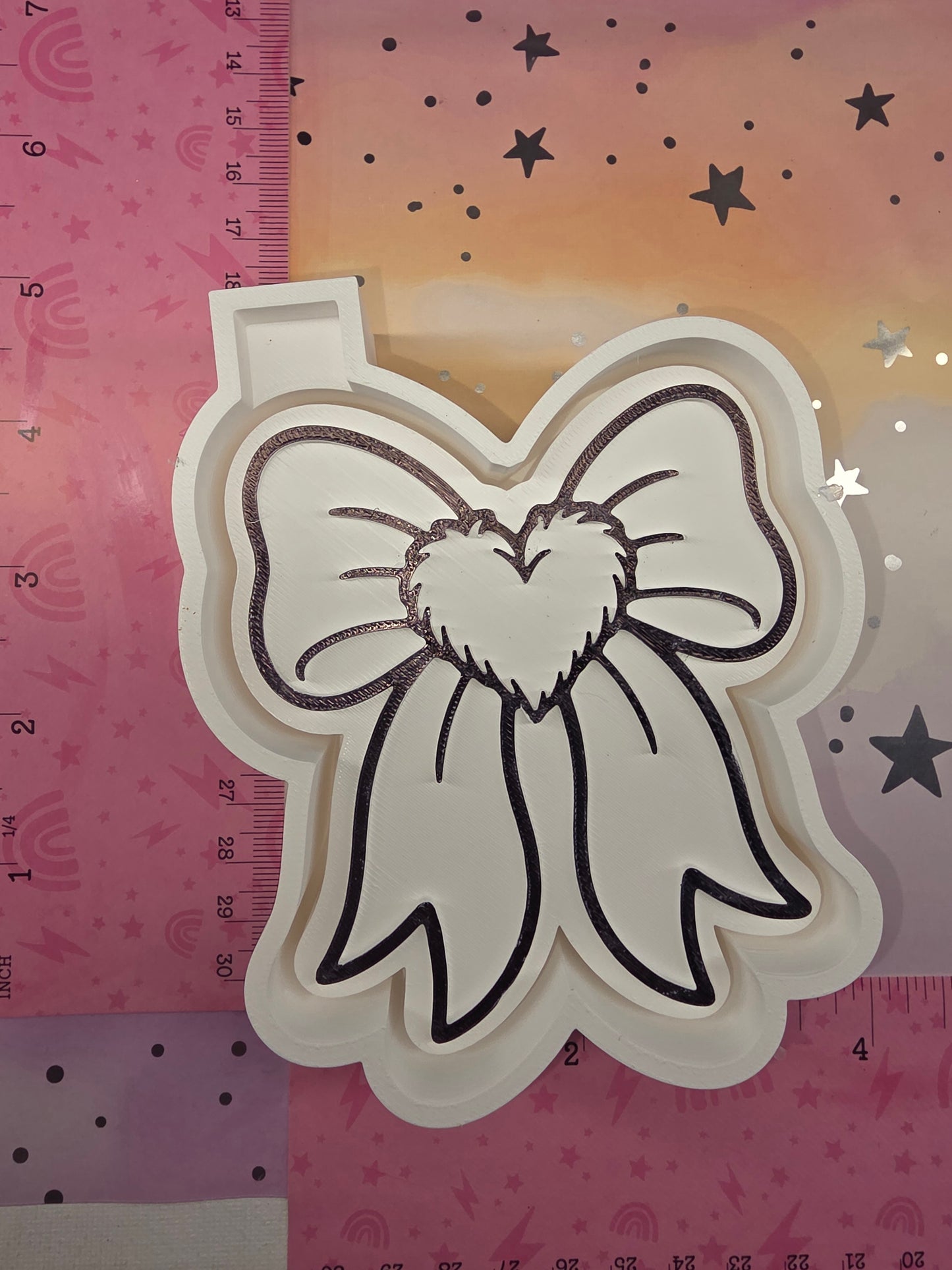 Fuzzy Heart Freshie Mold