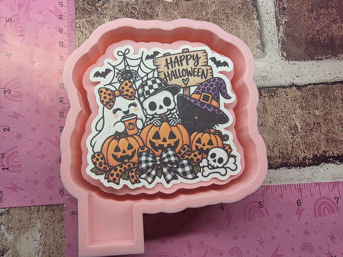 Happy Halloween Freshie Mold