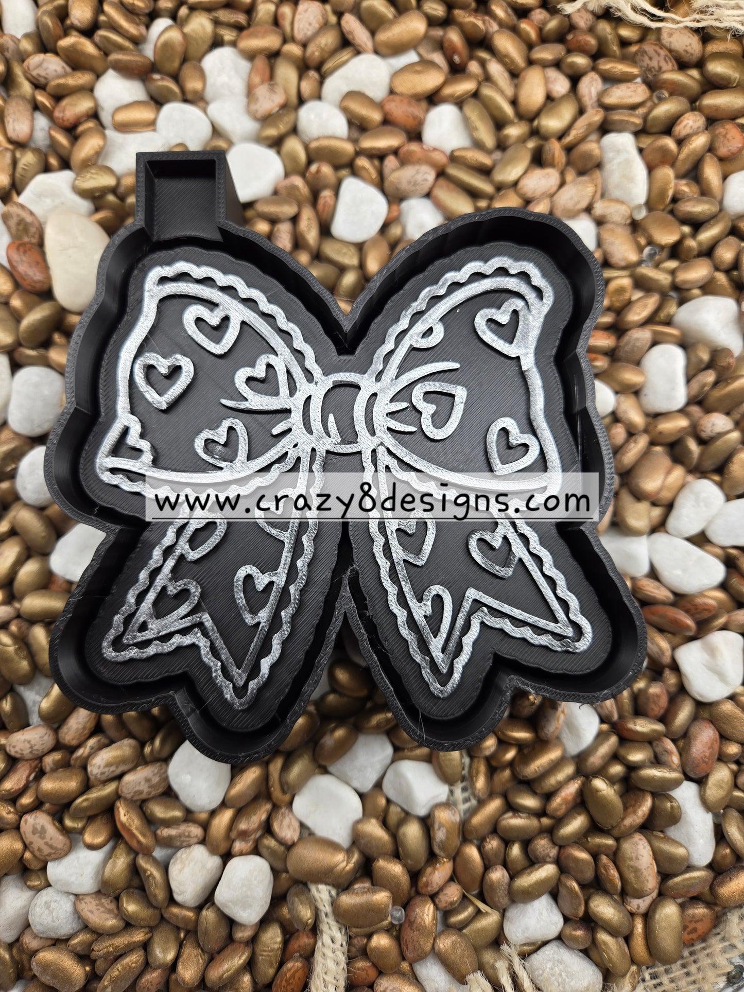 Heart Bow Freshie Mold