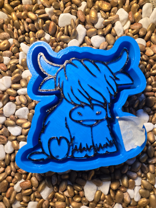 Highland Cow Freshie Mold