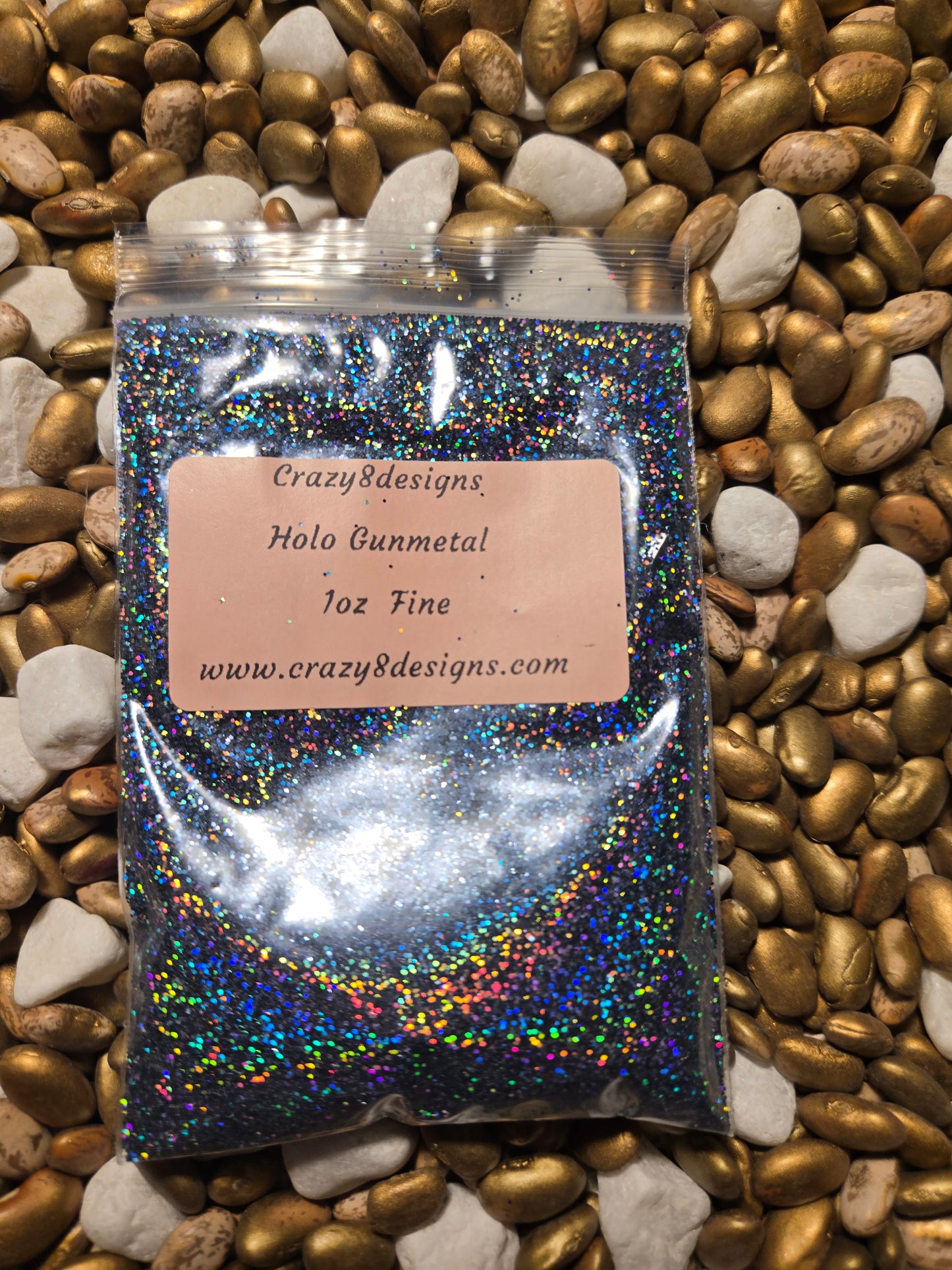 Holo Dunmetal Fine Glitter