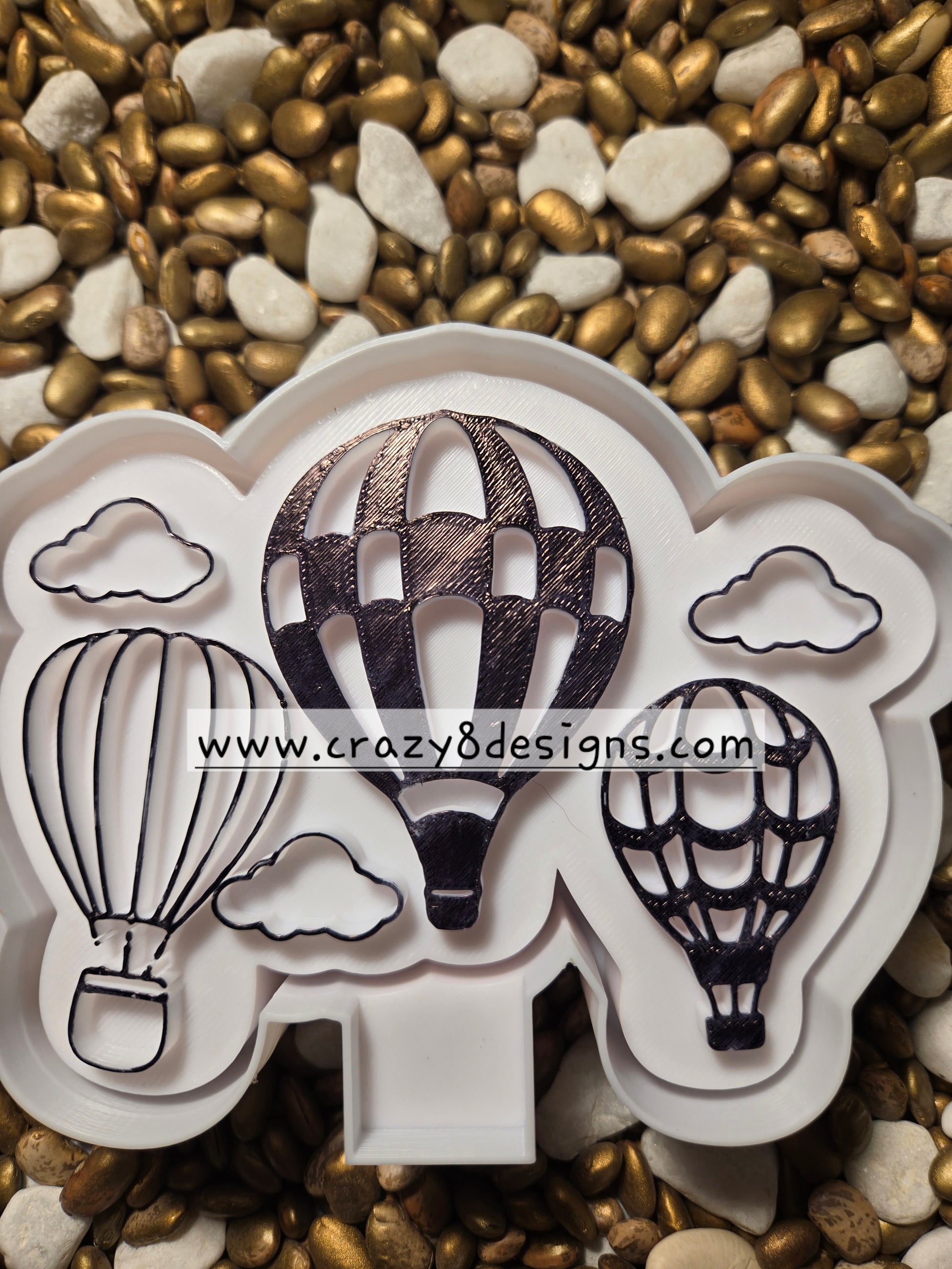 Hot Air Balloon Freshie Mold