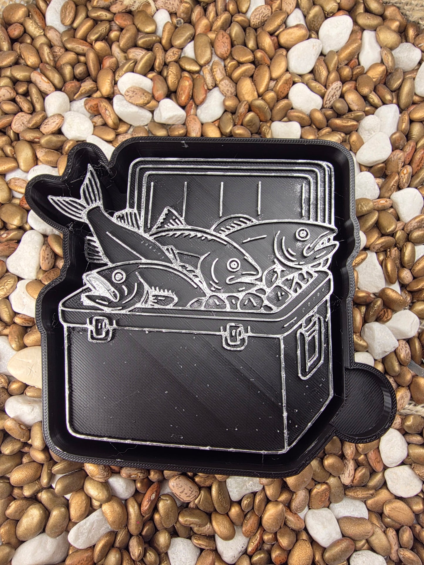 Ice chest Full of Fish Freshie Mold