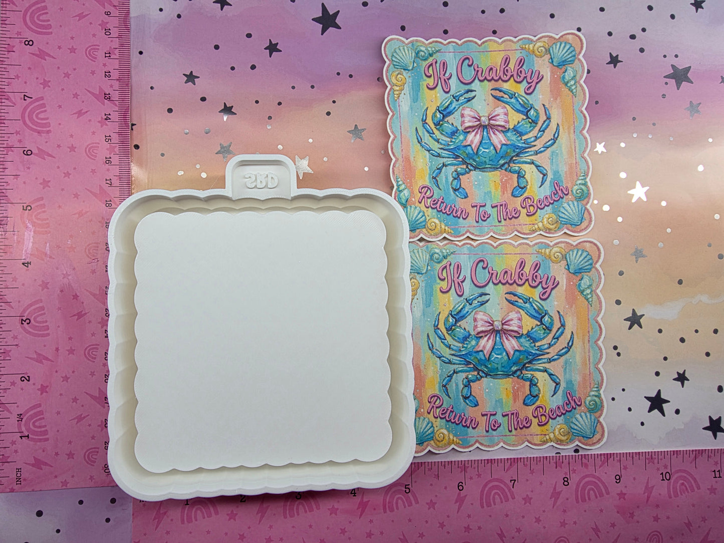If Crabby Card Stock Freshie Mold