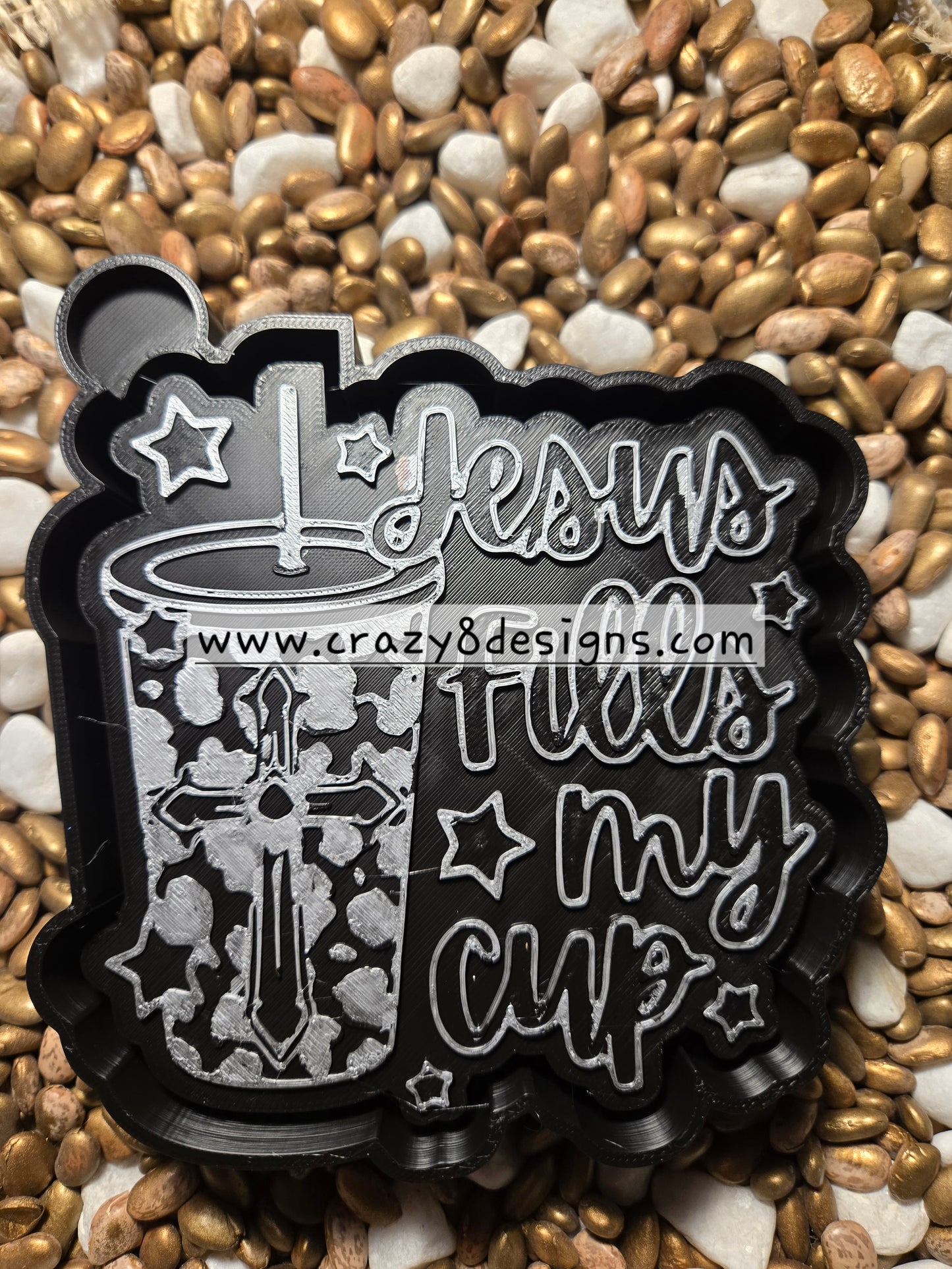 Jesus Fills My Cup Freshie Mold