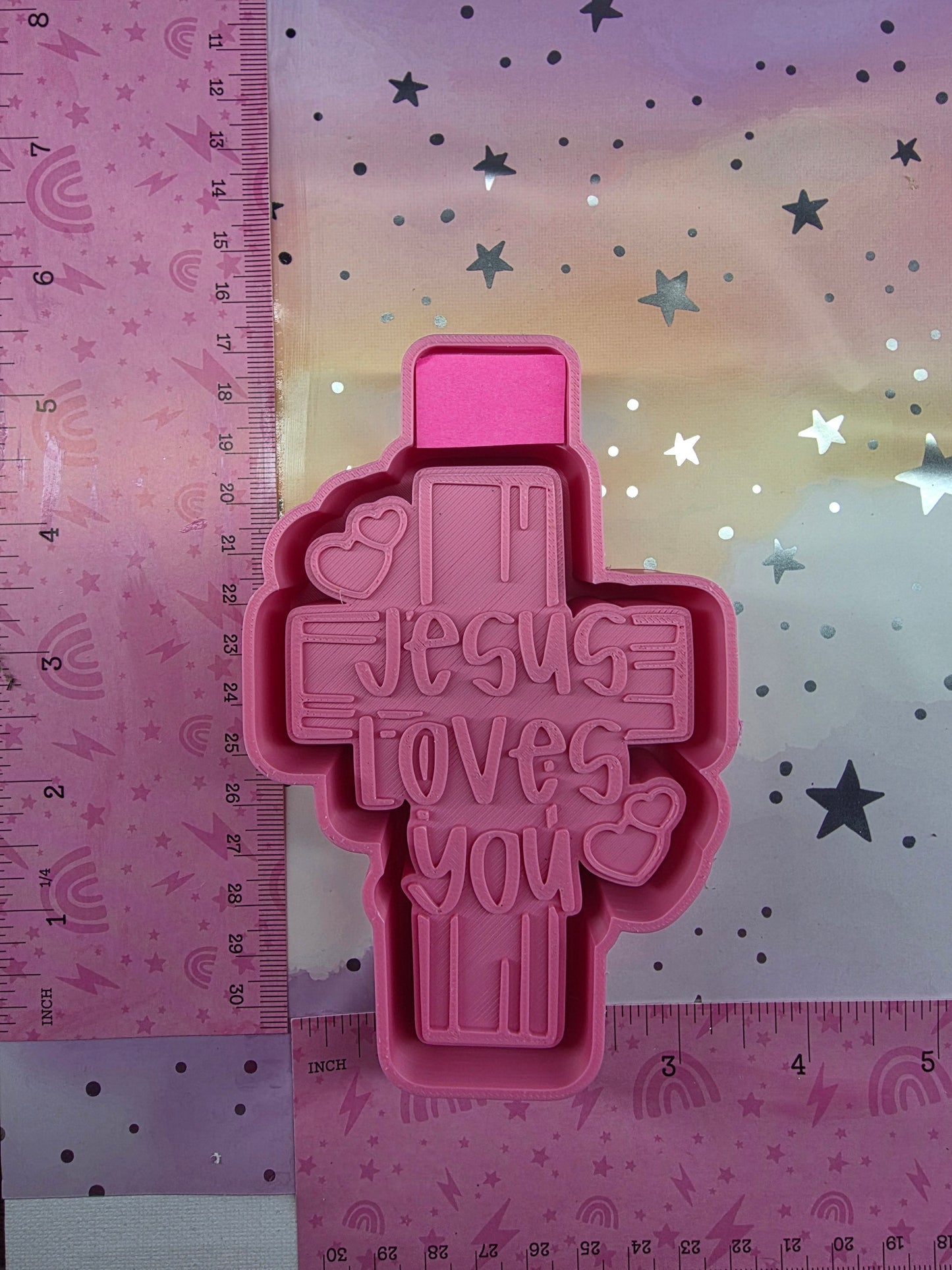 Jesus Loves You Freshie Mold