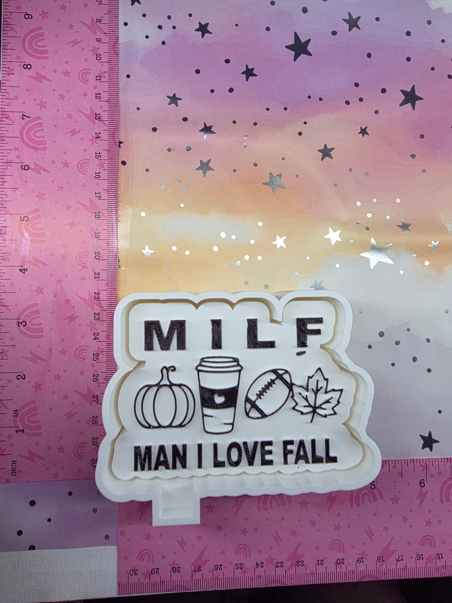 Man I love Fall Freshie Mold