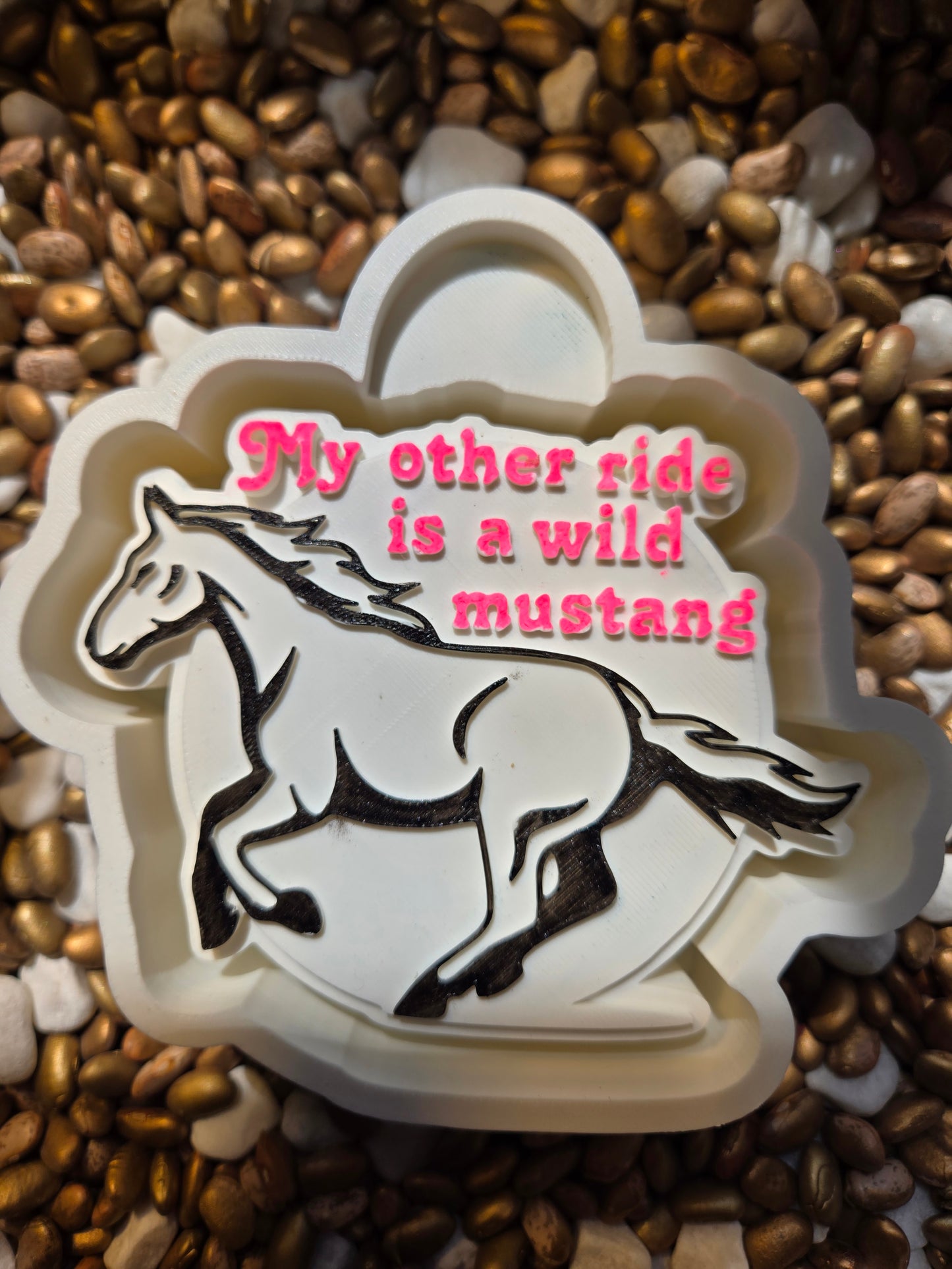 Mustang Freshie Mold