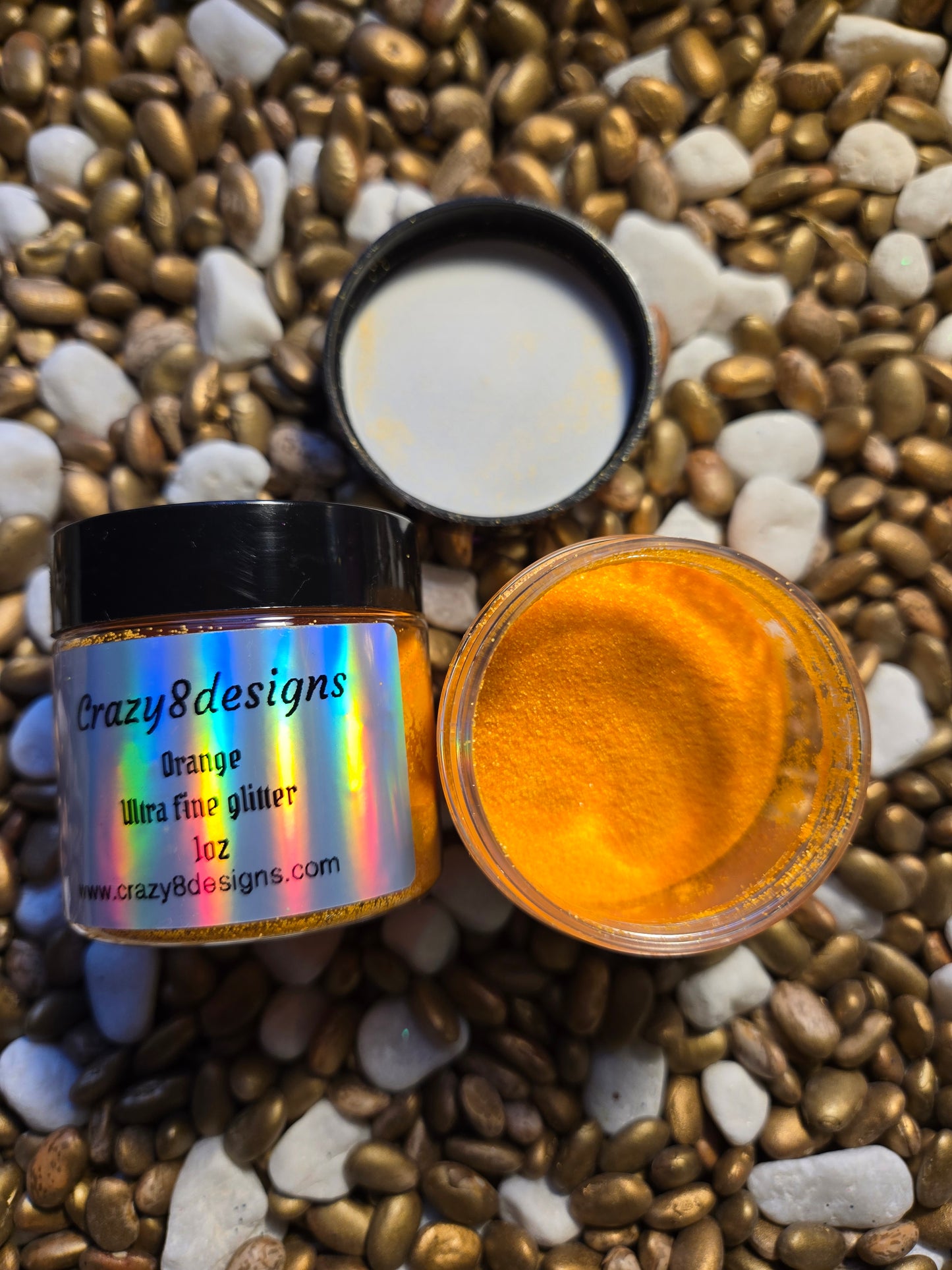 Orange Ultra Fine Glitter