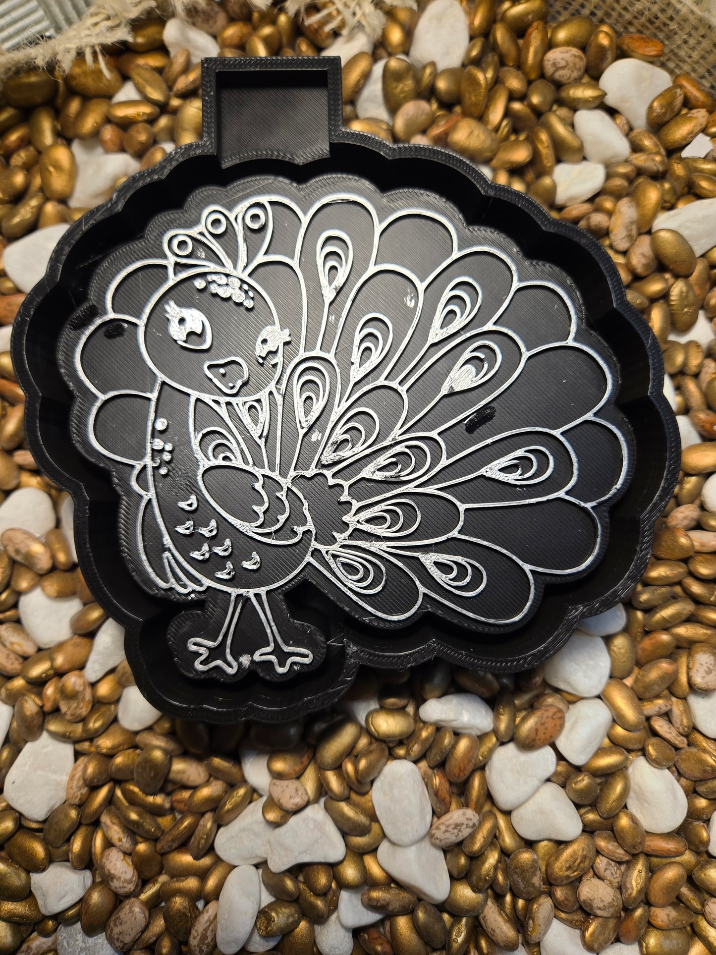 Peacock Freshie Mold