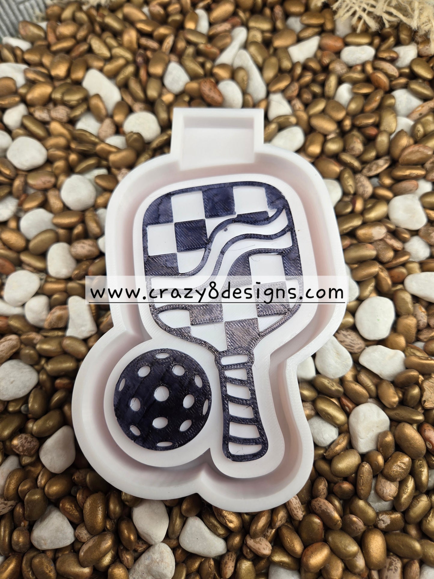 Pickle Ball Freshie Mold