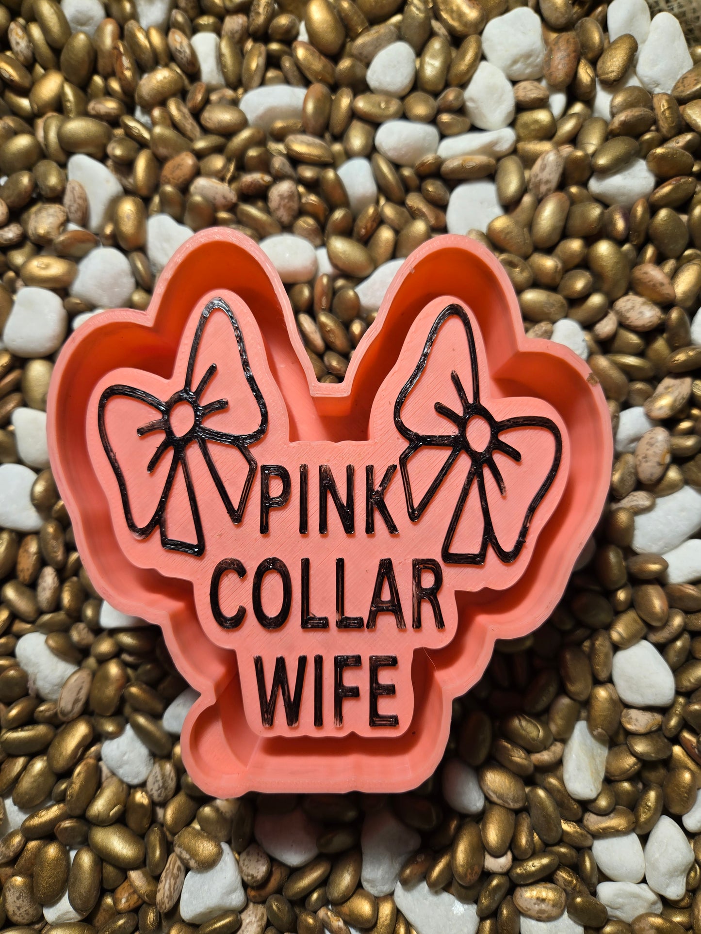 Pink Collar Wife Freshie Mold