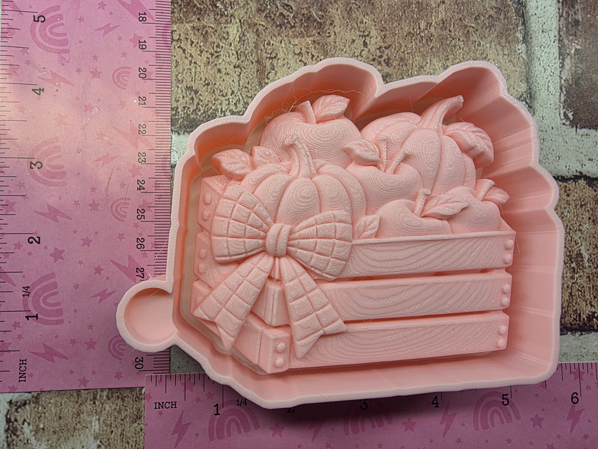 Pumpkin Apple Basket Freshie Mold