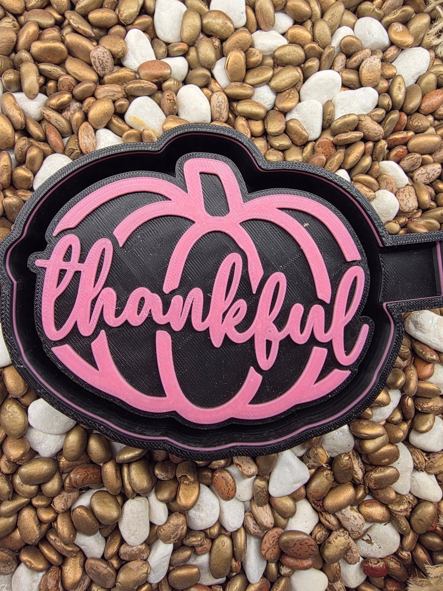 Pumpkin Thankful Freshie Mold|