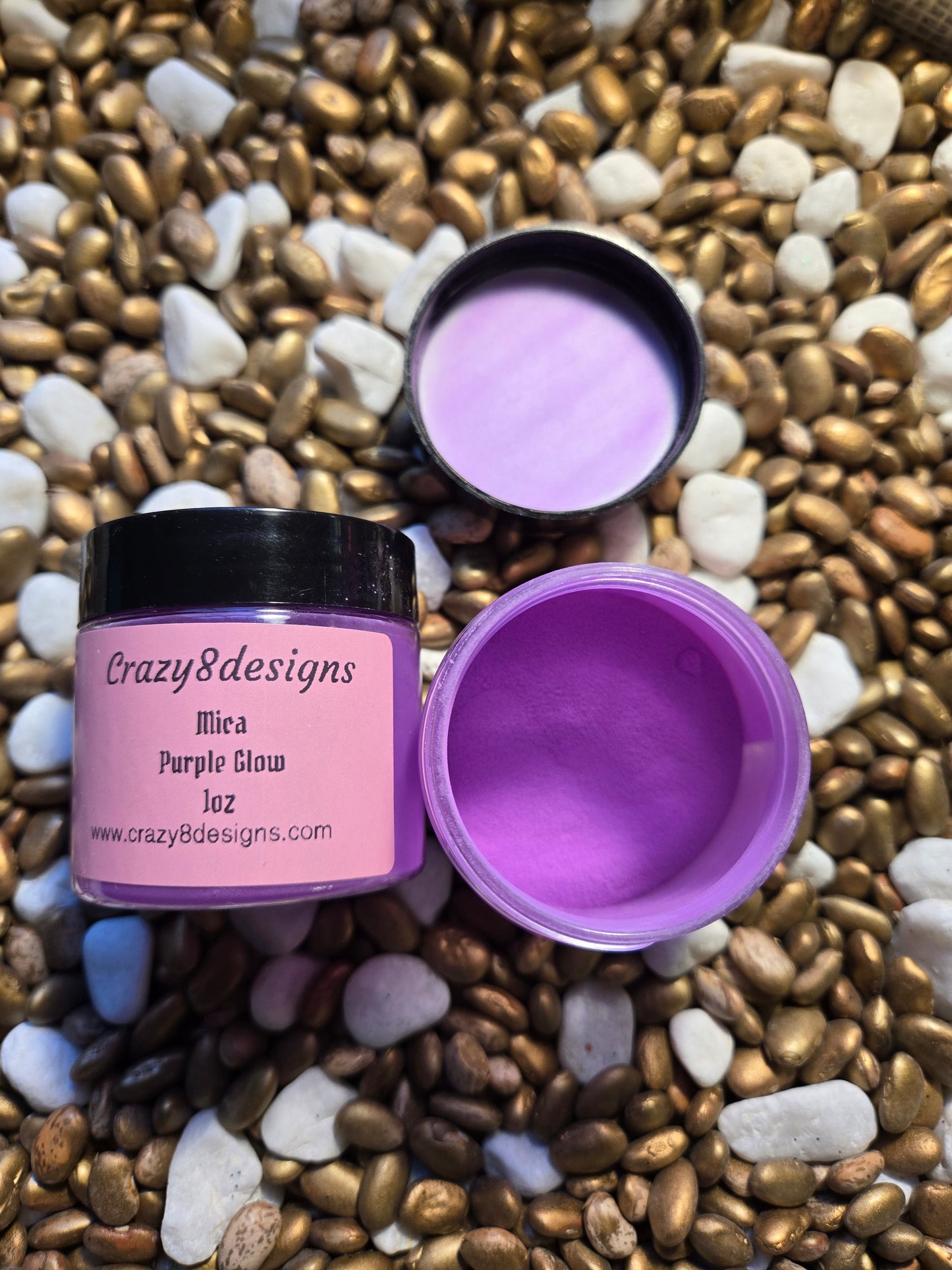Purple Glow Mica Powder
