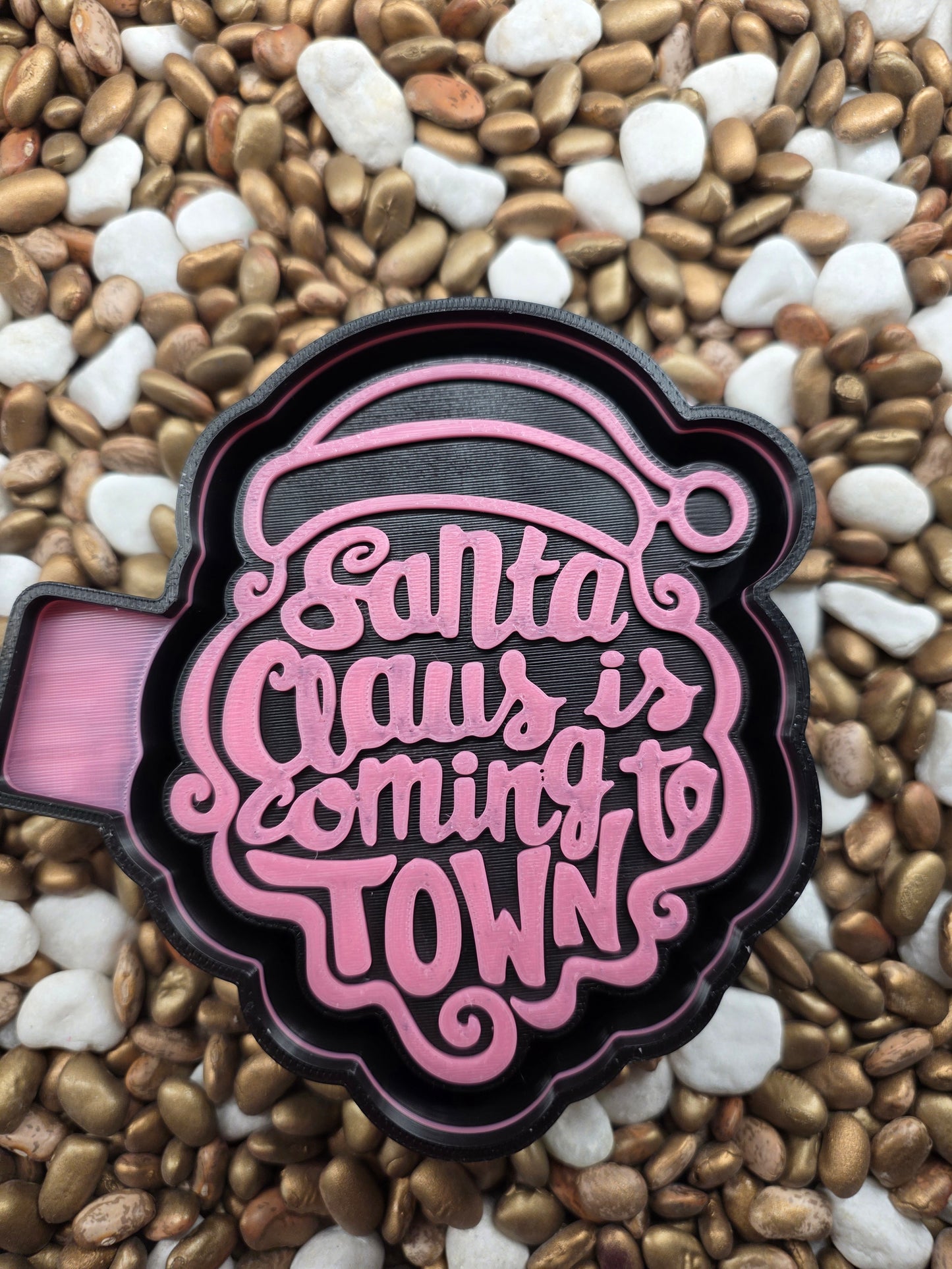 Santa is Coming to Town Freshie Mold