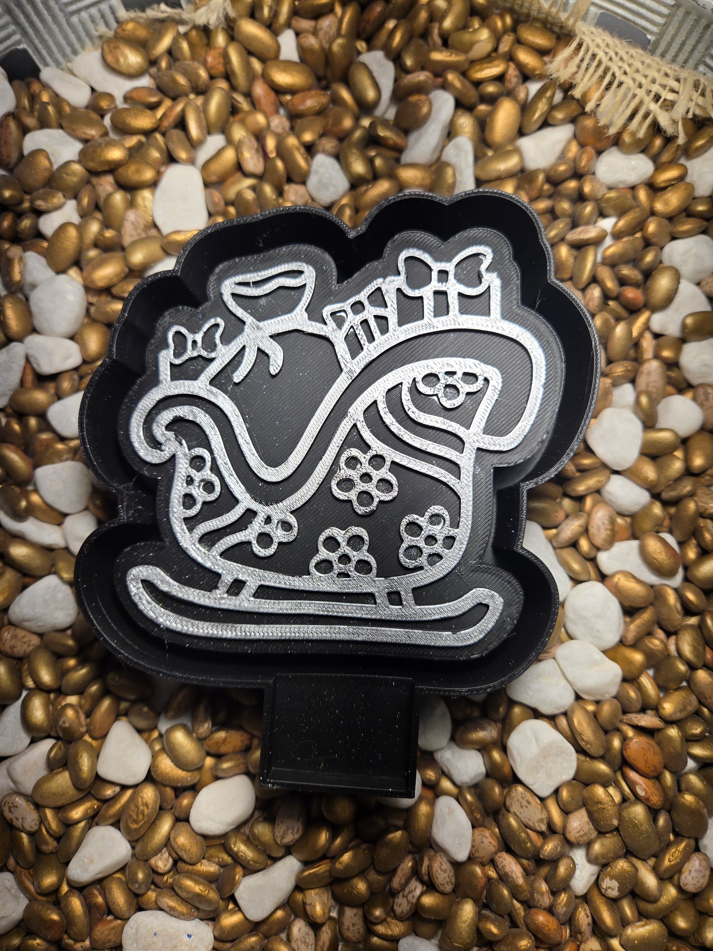 Santa's Sleigh Freshie Mold