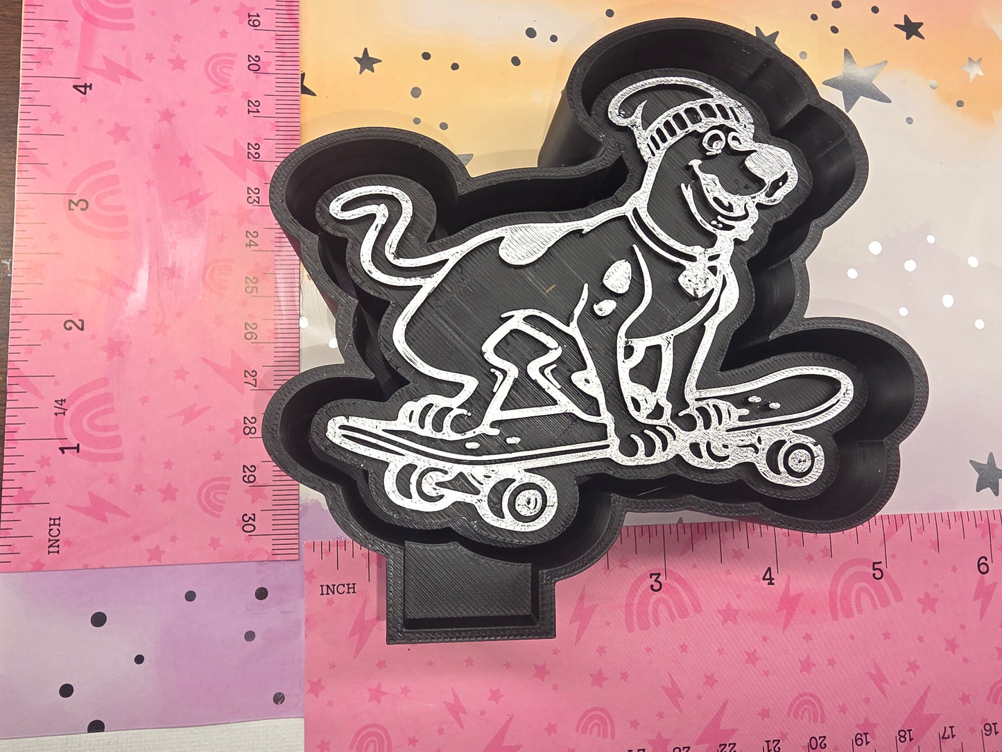 Skate Scooby Freshie Mold