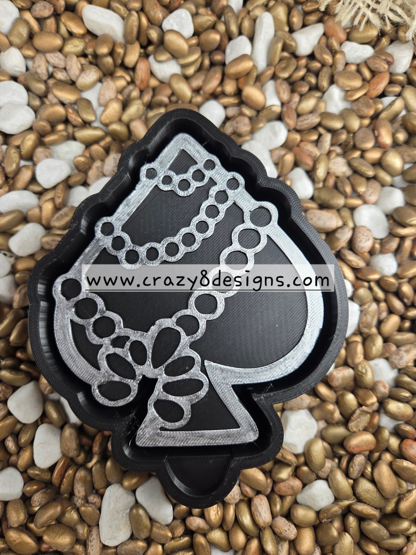 Spade Necklace Freshie Mold