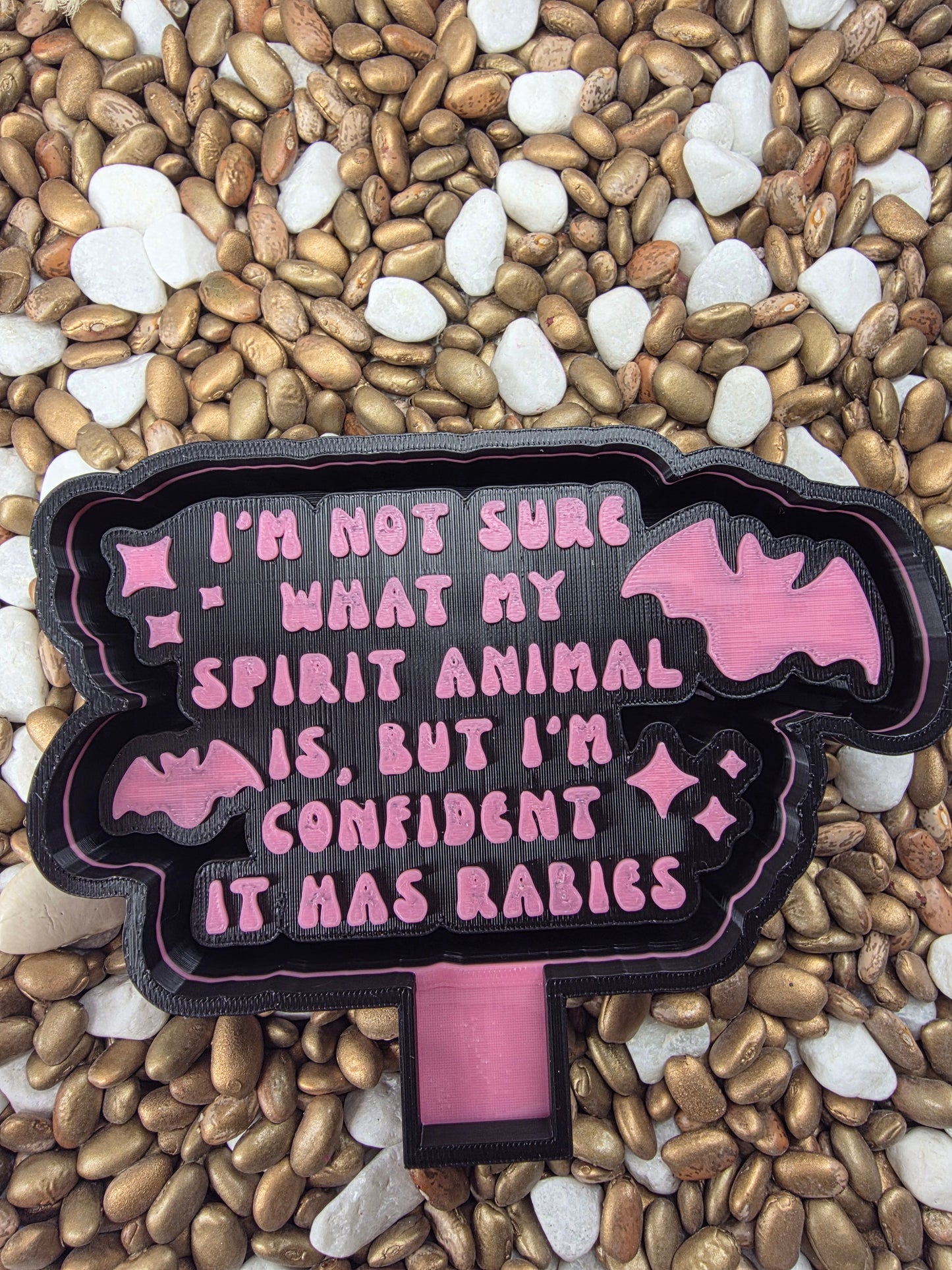 Spirit Animal has Rabies Freshie Mold