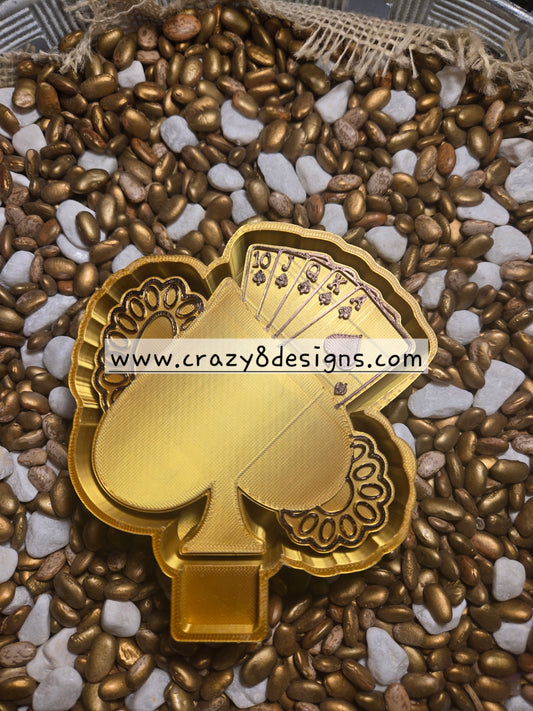 Straight Flush Freshie Mold