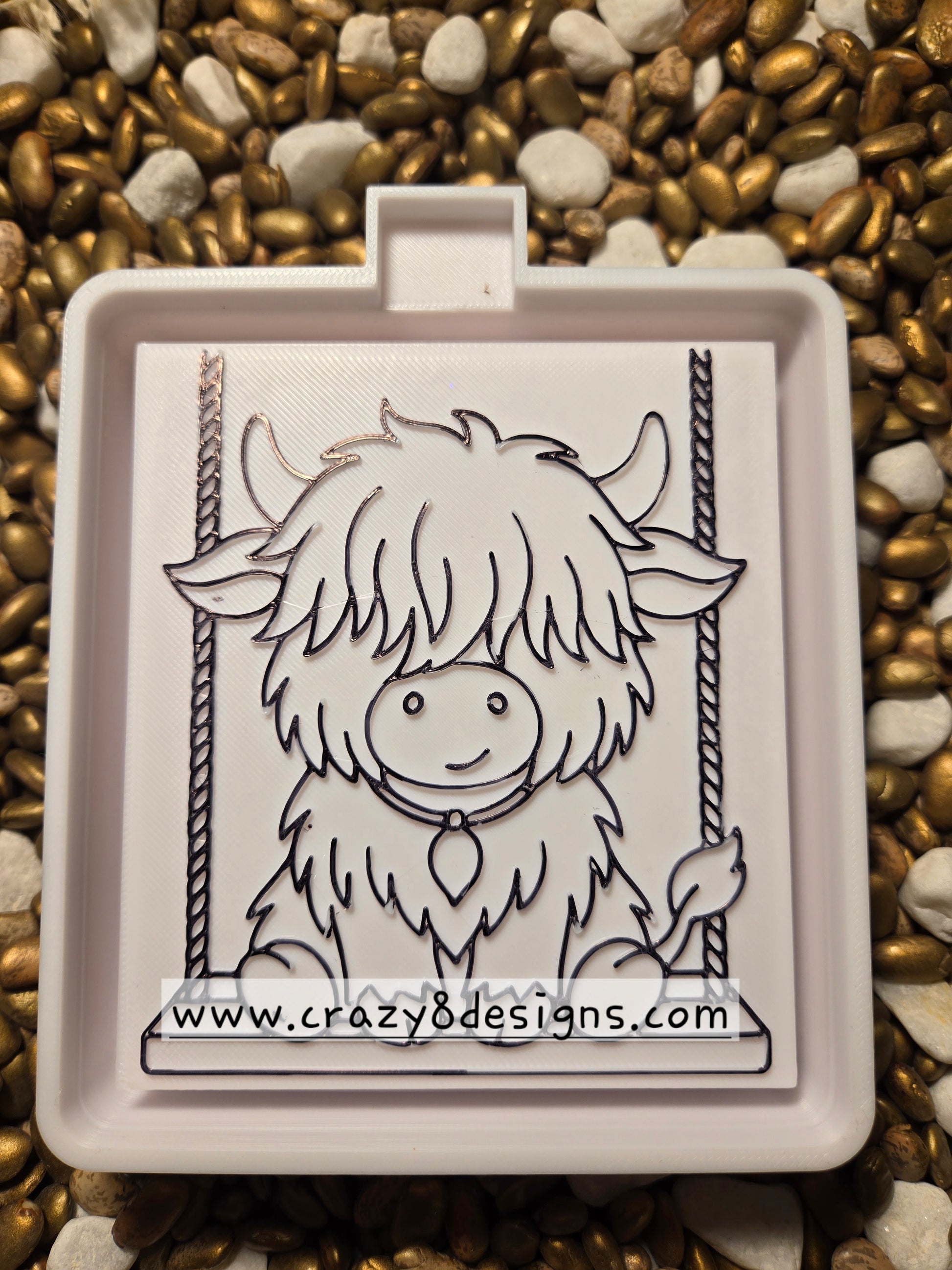 Swinging Cow Freshie Mold