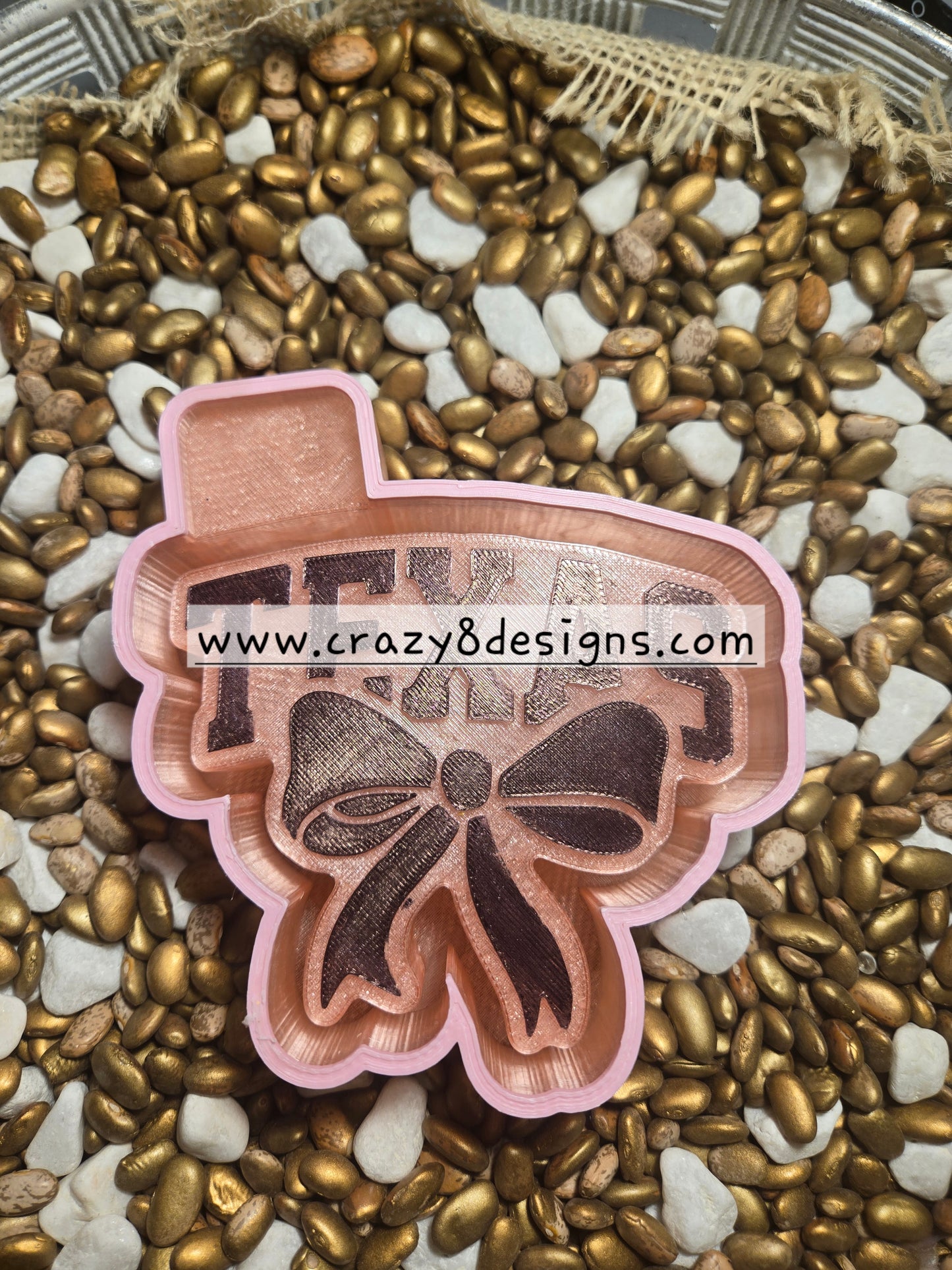 Texas Bow Freshie Mold