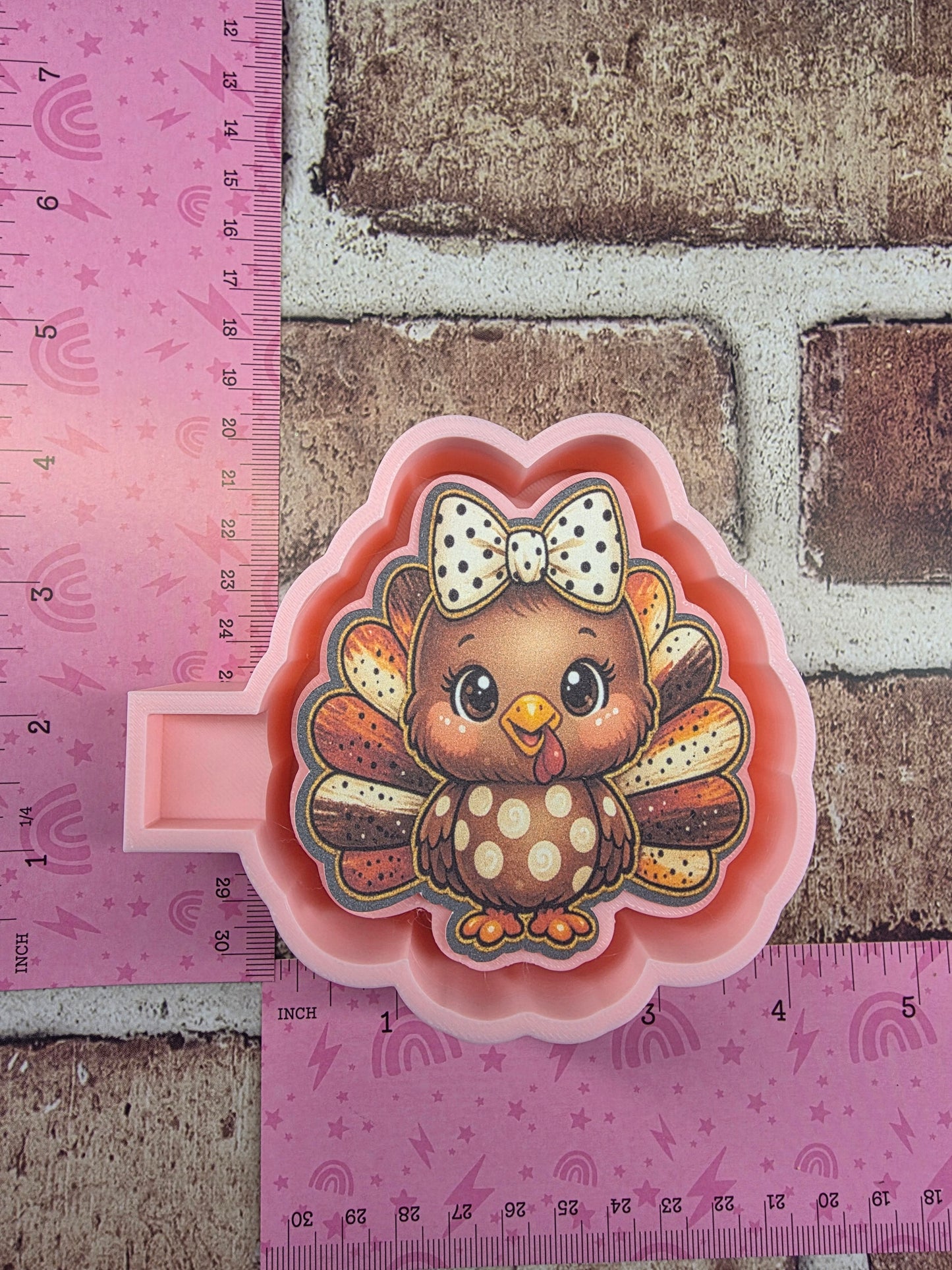 Turkey Cardstock Freshie Mold