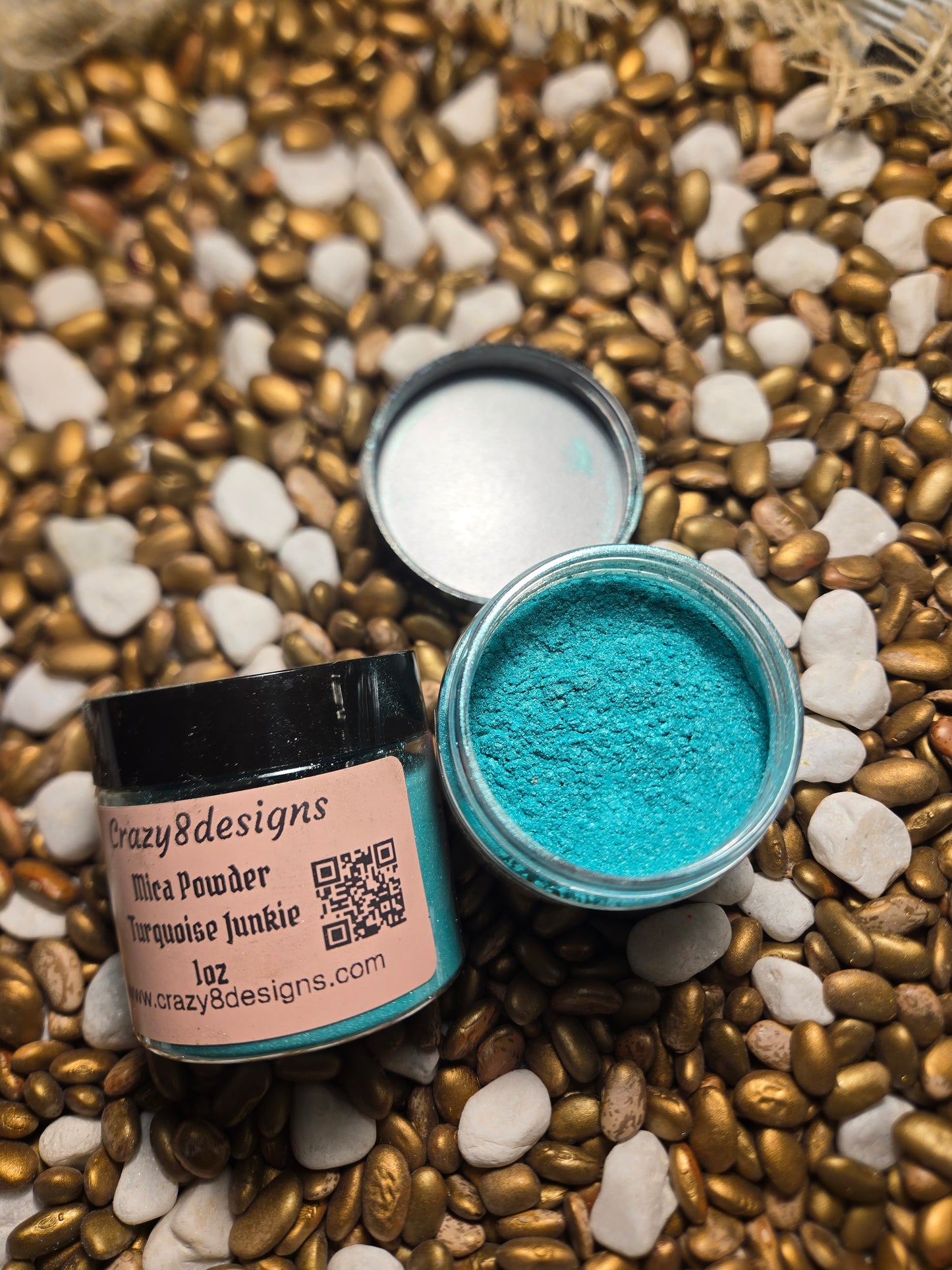 Turquoise Junkie Mica Powder