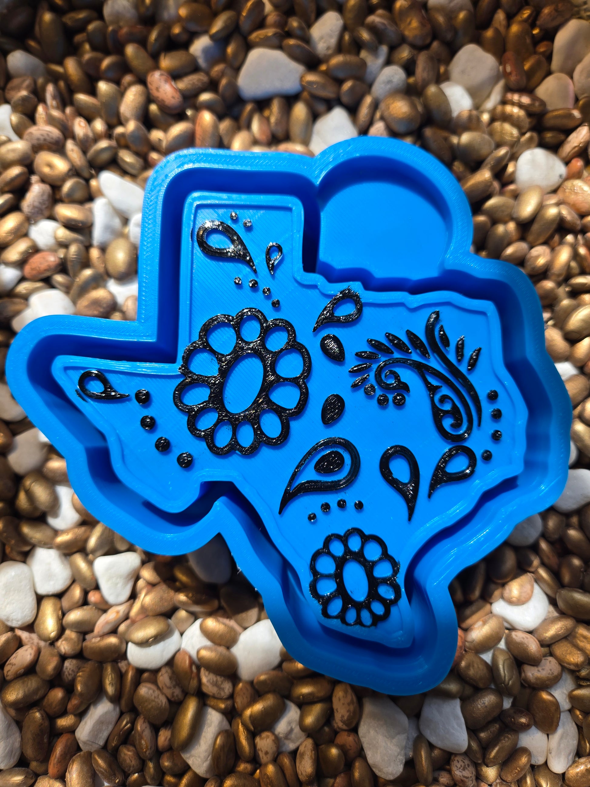 Turquoise Texas Freshie Mold