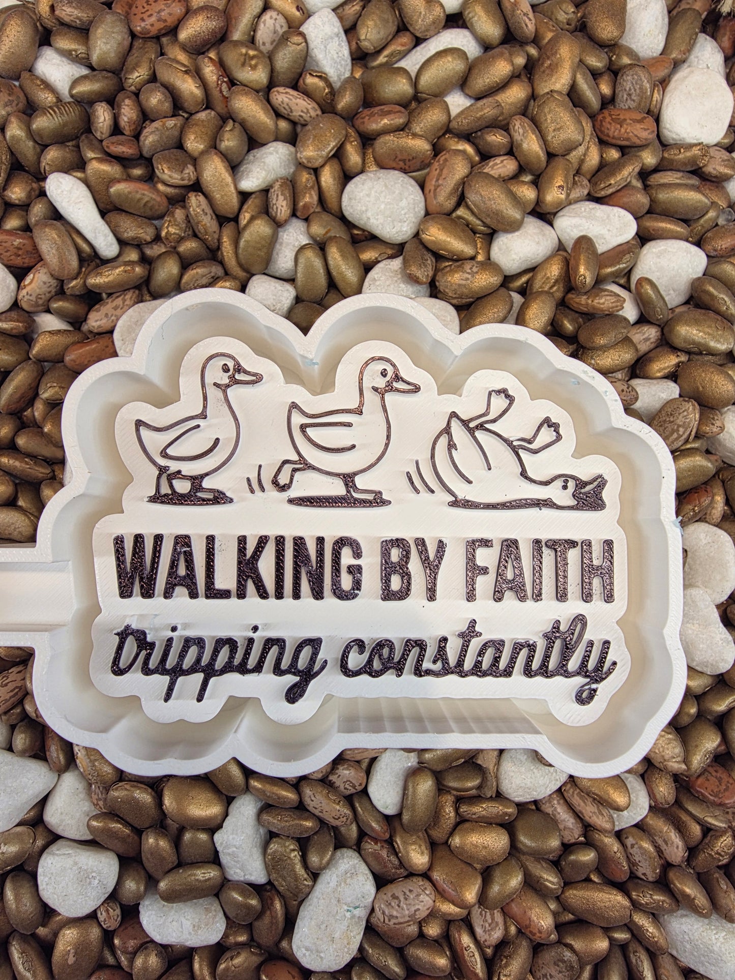 Walking by Faith Freshie Mold