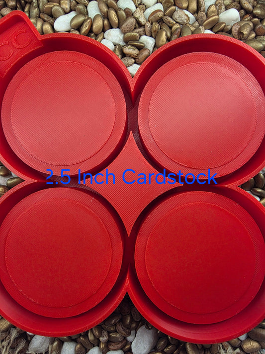 2.5 Card Stock Trey Freshie Mold
