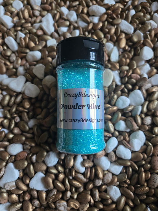 Powder Blue Glitter