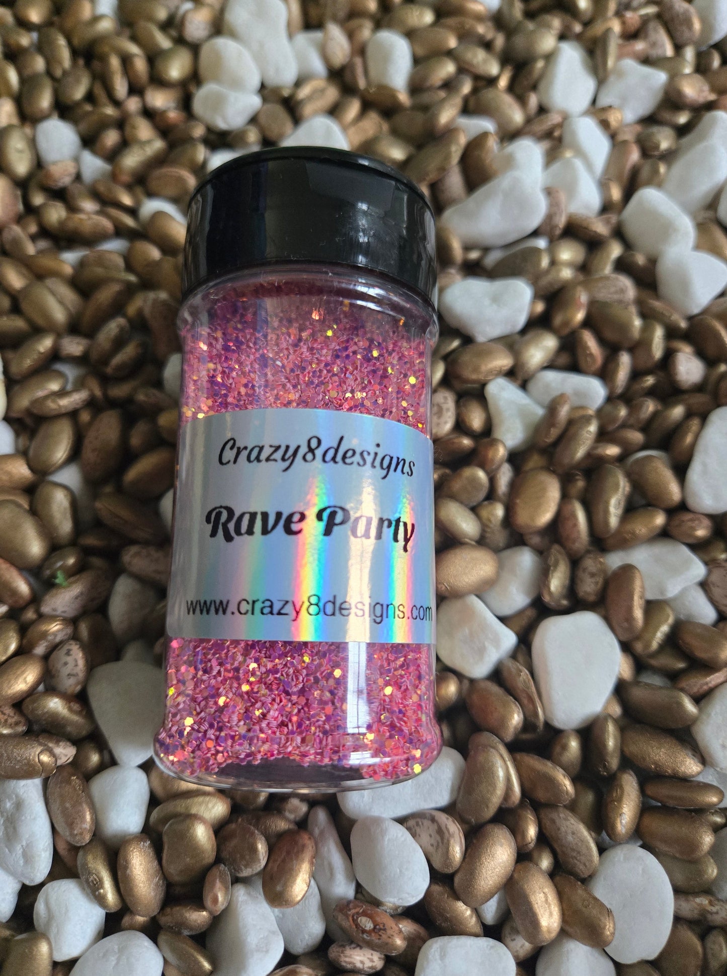 2 Oz bottle of Rave Party Glitter