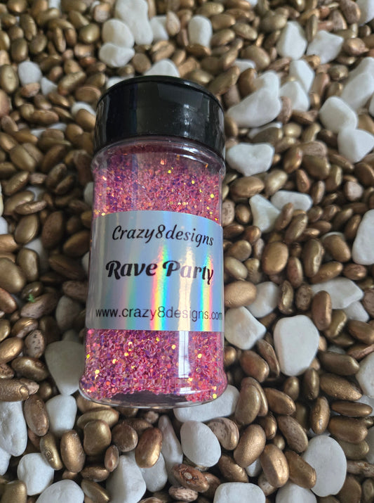 2 Oz bottle of Rave Party Glitter