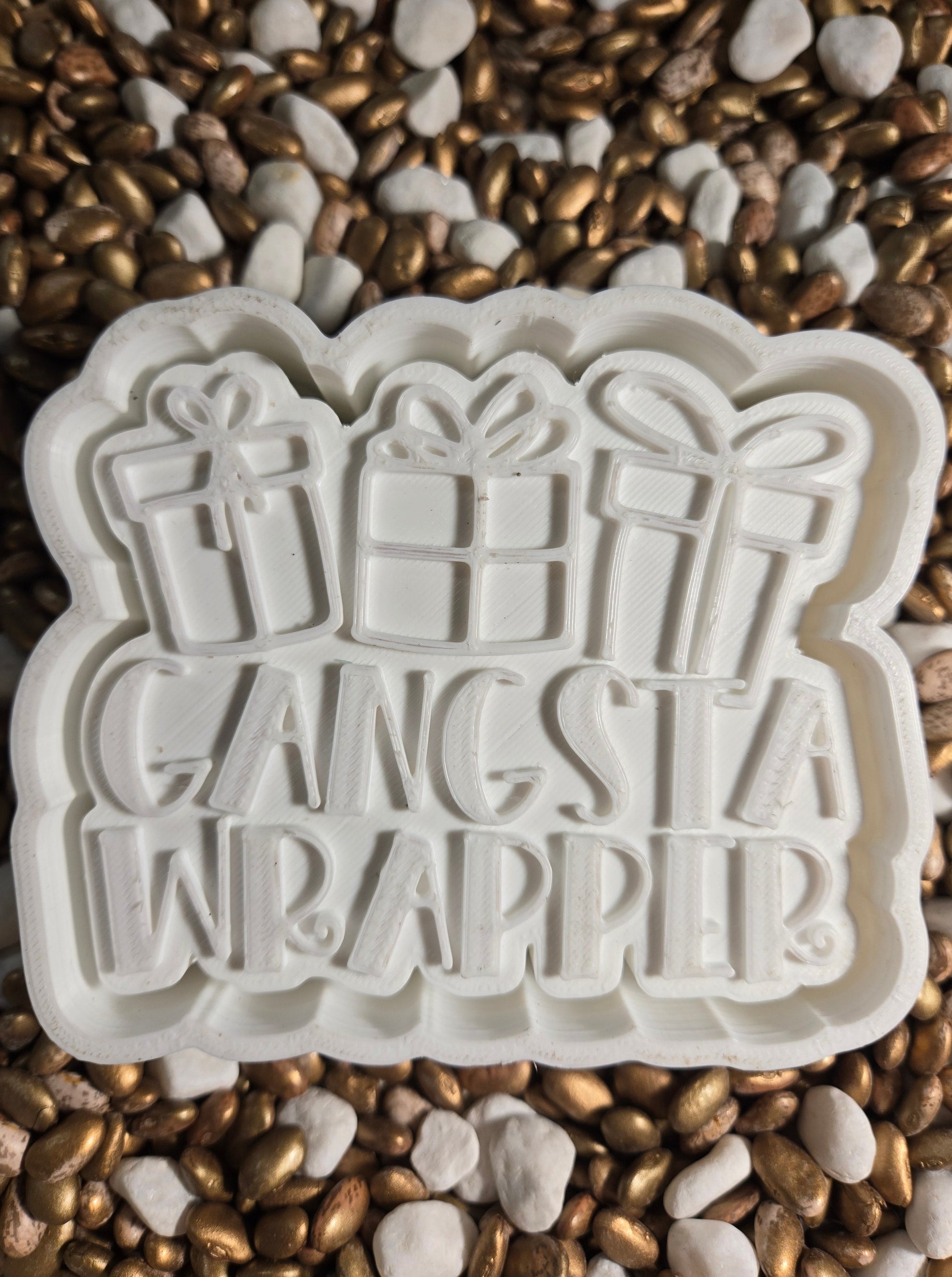 Gangsta Wrapper Christmas Mold