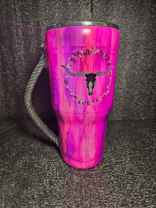 30 OZ Bull with rope handle Tumbler