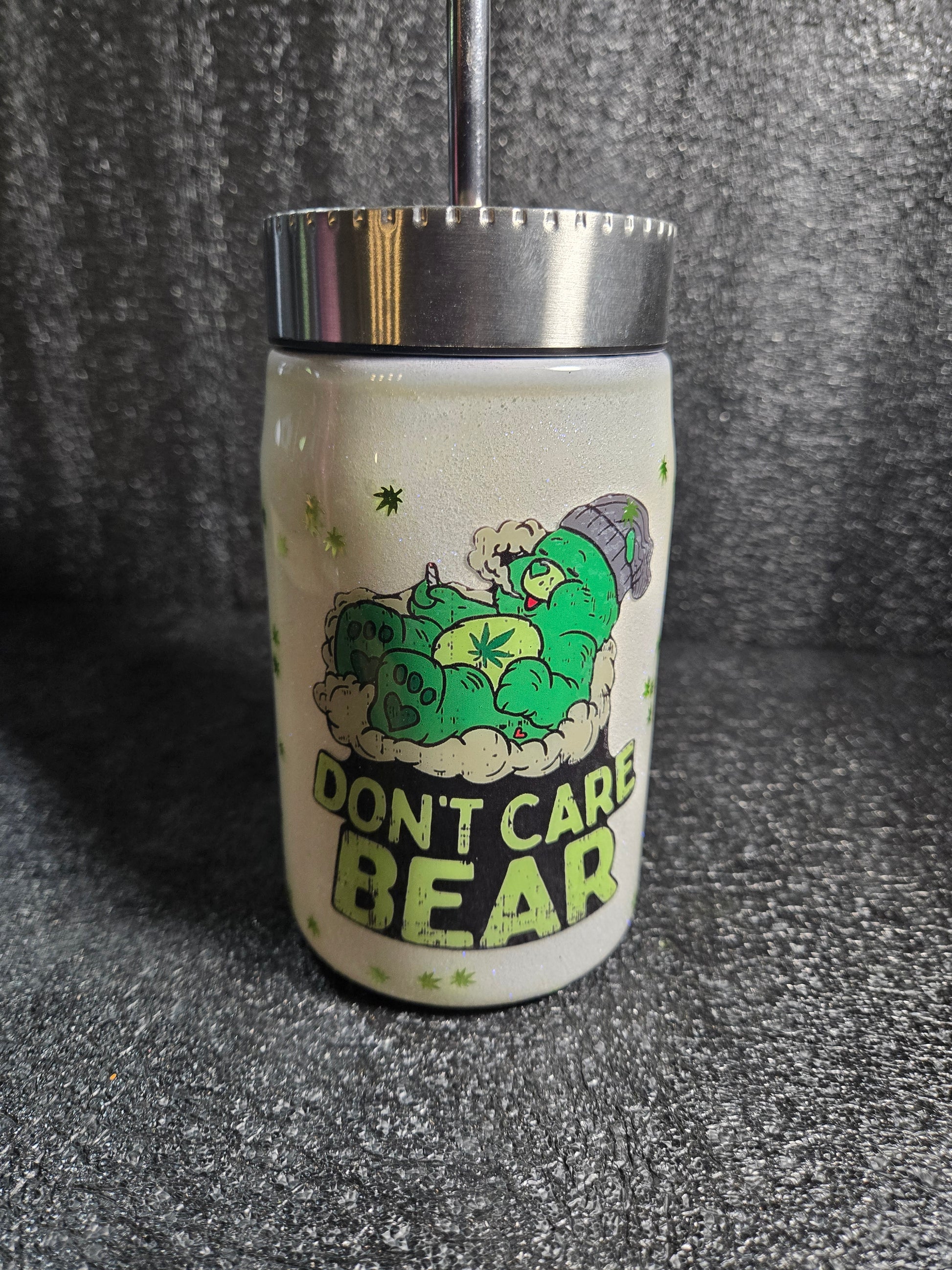 Don't Care Bear Mason Tumbler