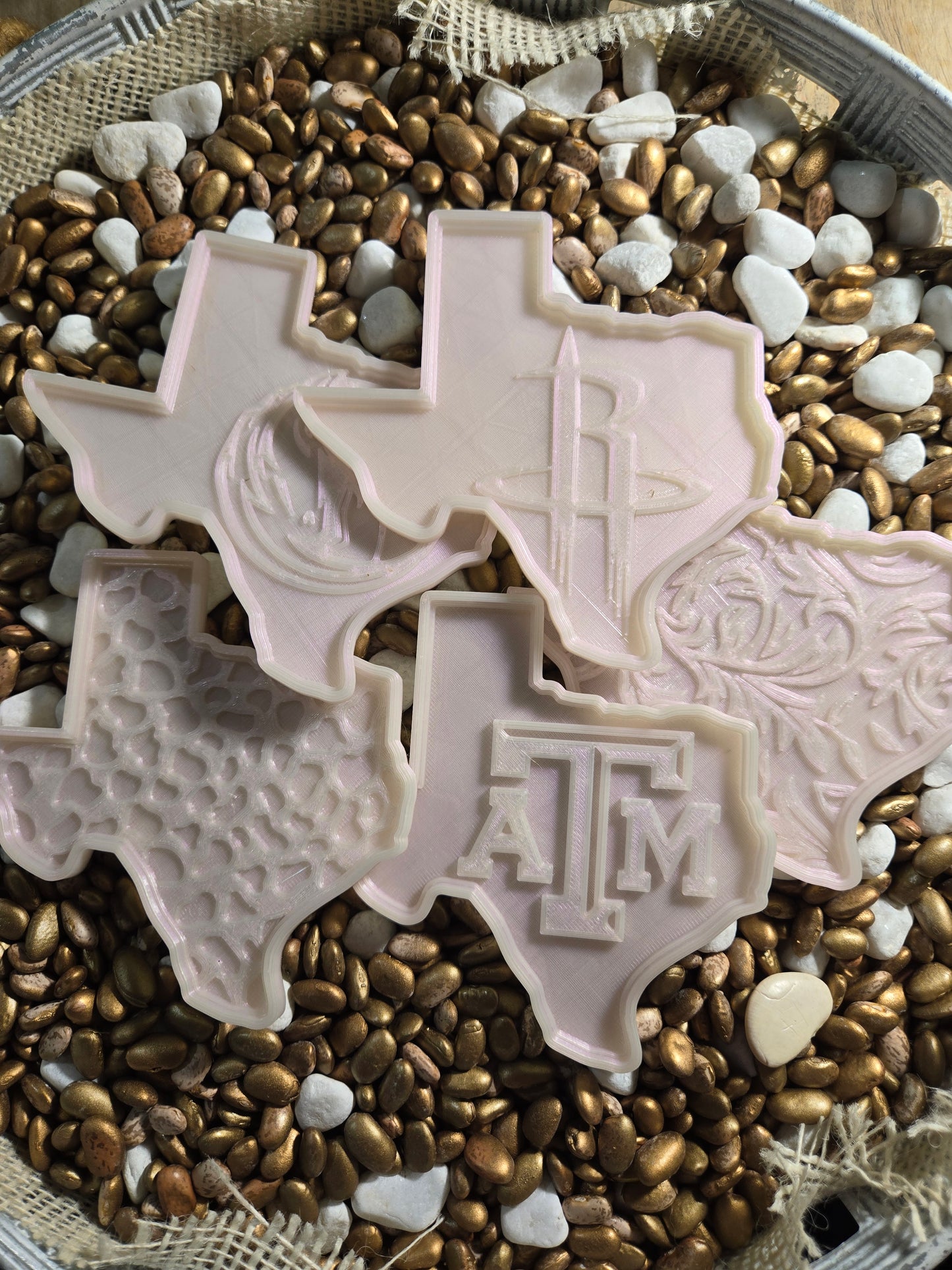 Texas with inserts mold