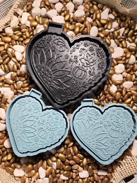 Heart Flower Mold and vent Clip 