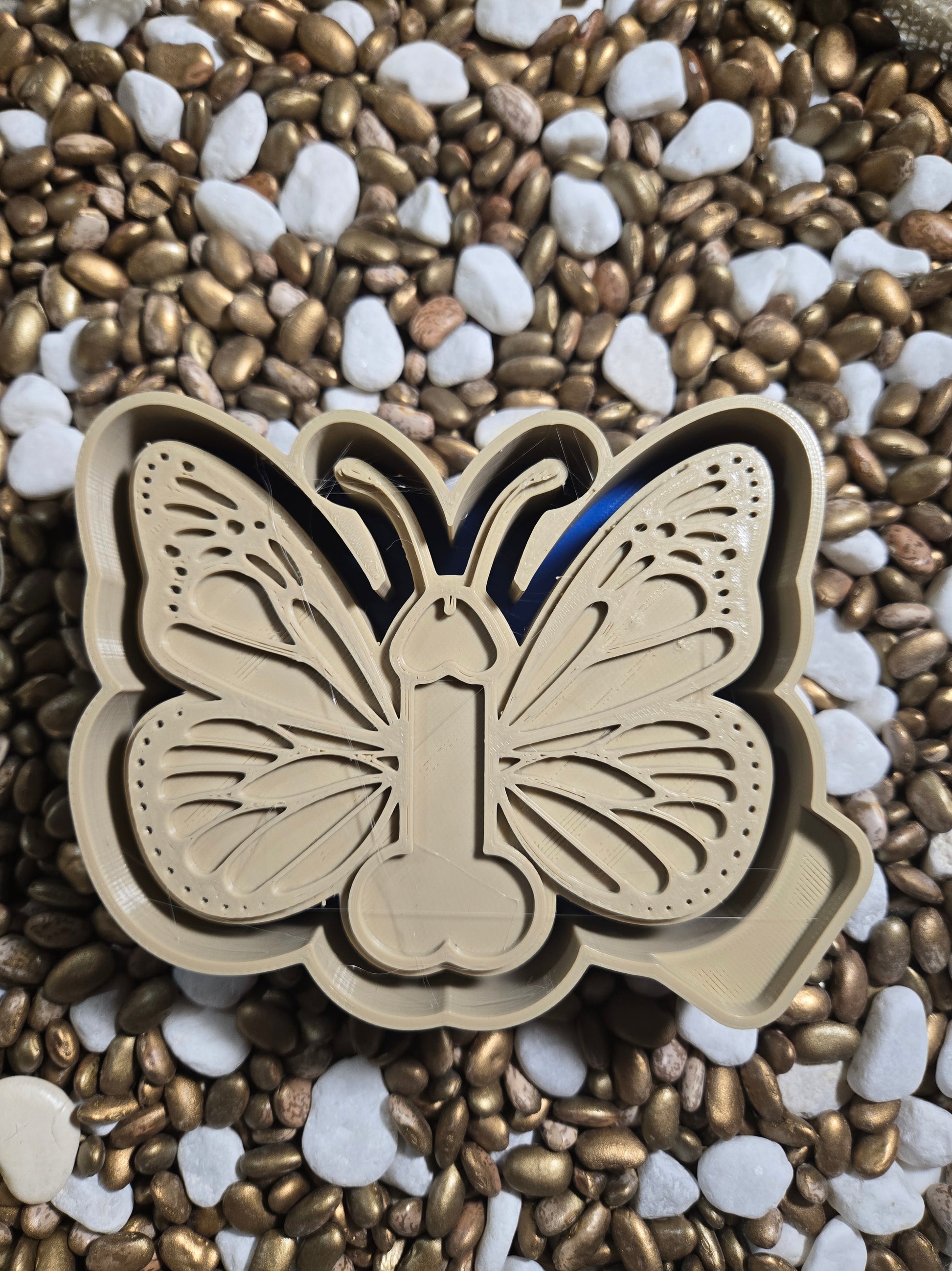 Butterfly Peck Freshie Mold